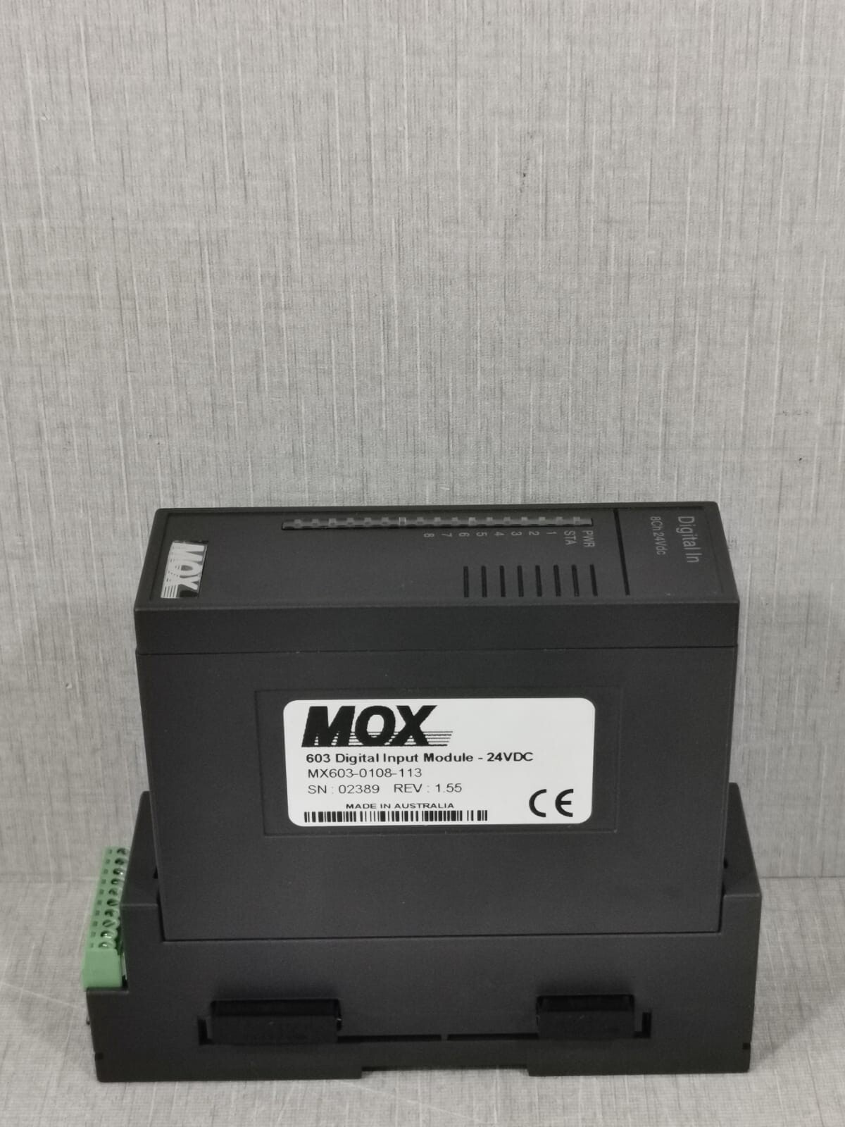 MOX MOX 603 MOX 603 Digital Input Module 24VDC| MX603-0108-113 /603 IO BASE-RACK MX603200701 6
