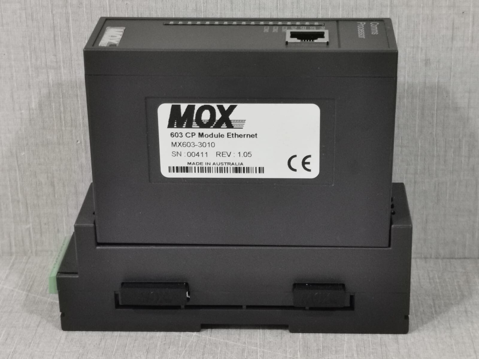 MOX MOX 603 MOX 603 CP MODULE ETHERNET|MX603-3010/603 CP BASE RACK MX6033105 4