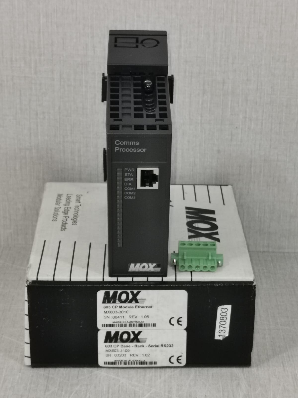 MOX 603 CP MODULE ETHERNET|MX603-3010/603 CP BASE RACK MX6033105