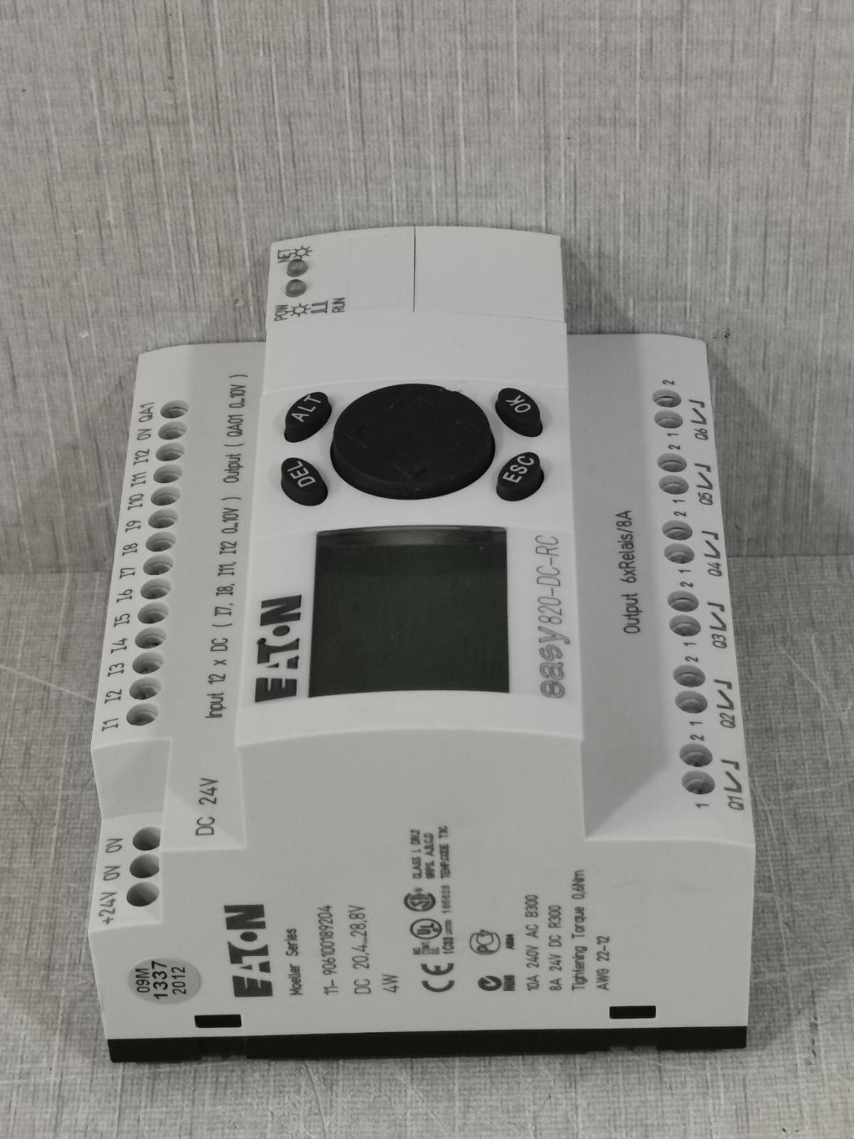 Eaton EASY 820-DC-RC EATON MOELLER EASY 820-DC-RC PROGRAMMABLE RELAY 4