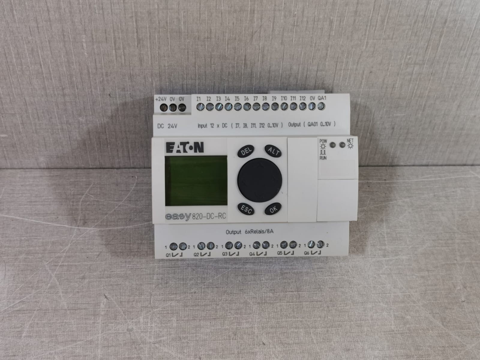 EATON MOELLER EASY 820-DC-RC PROGRAMMABLE RELAY