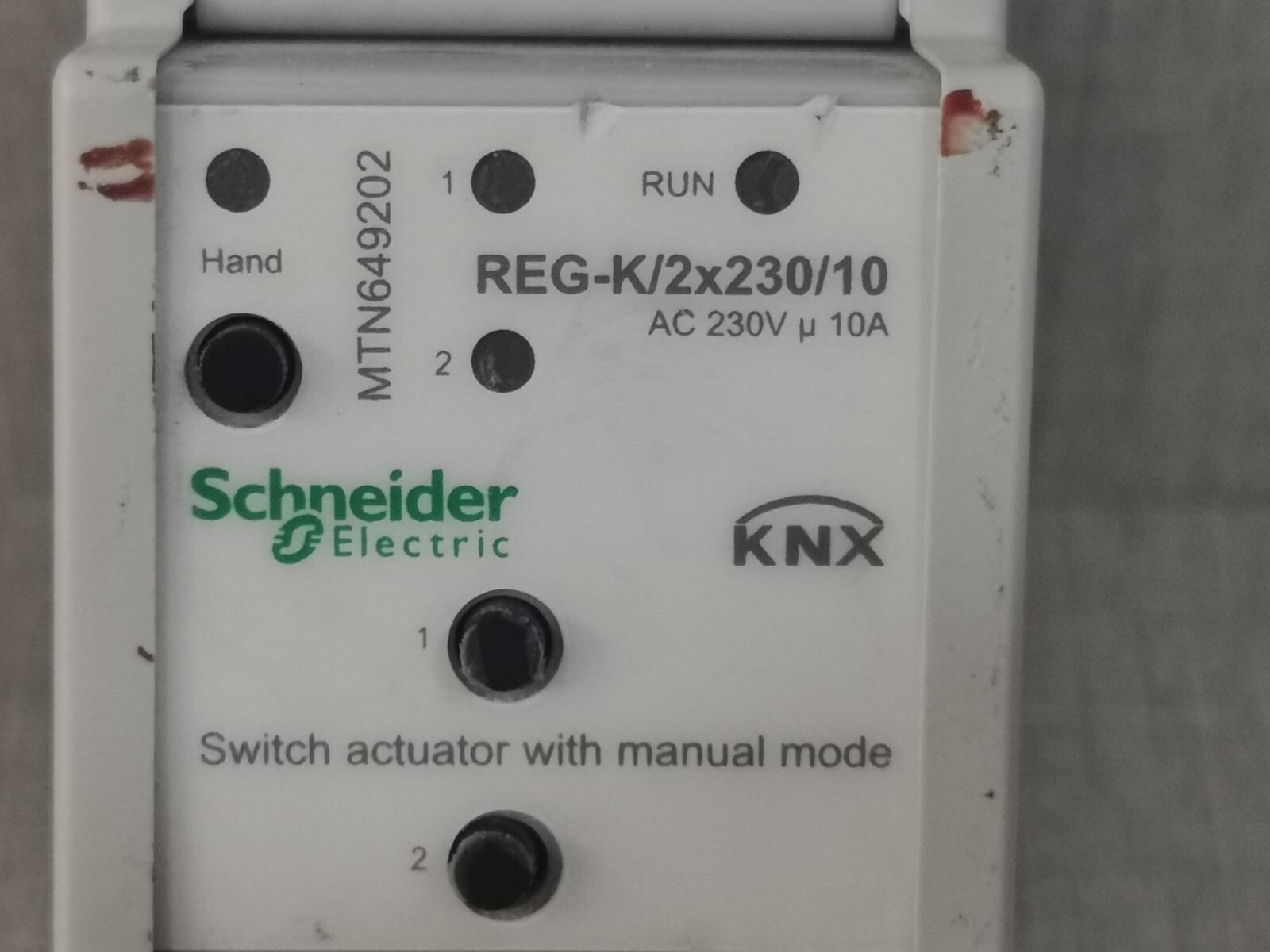 Schneider Electric MTN649202 SCHNEIDER ELECTRIC MTN649202 KNX REG-K/2X230/10 230V 10A SWITCH ACTUATOR 2