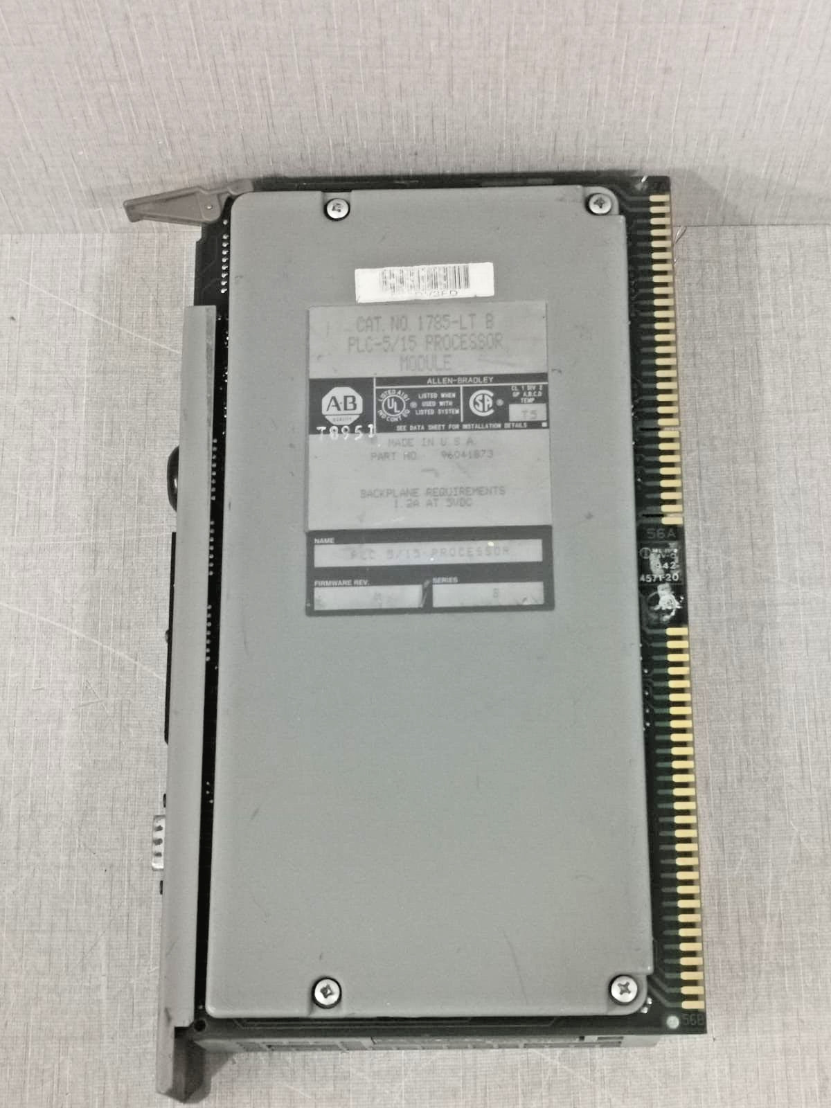 Allen-Bradley PLC-5/15 ALLEN BRADLEY 1785-LT SER.B | PLC-5/15 PROGRAMMABLE CONTROLLER 2