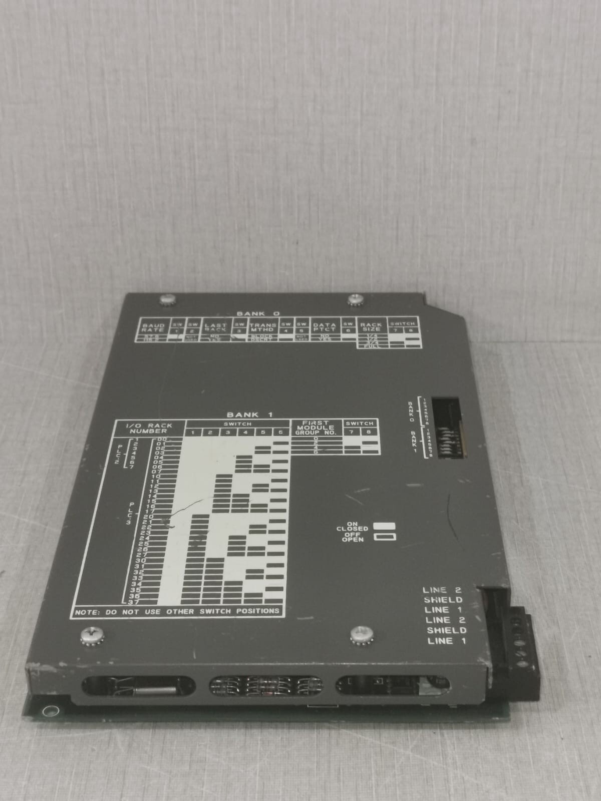 Allen-Bradley ALLEN BRADLEY 1771-DCM ALLEN BRADLEY 1771-DCM DIRECT COMM MODULE SER.A| REV.G 4