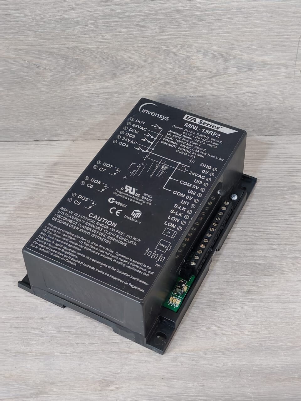 Invensys MNL-13RF2 Invensys MNL-13RF2 I/A Series Controller Module 24VAC Building Management System 5
