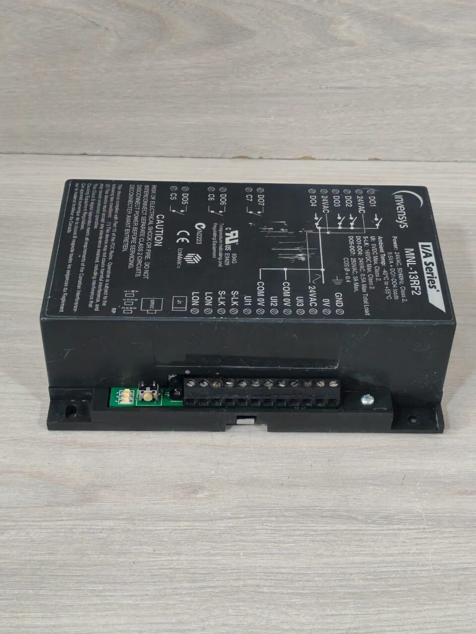 Invensys MNL-13RF2 Invensys MNL-13RF2 I/A Series Controller Module 24VAC Building Management System 6