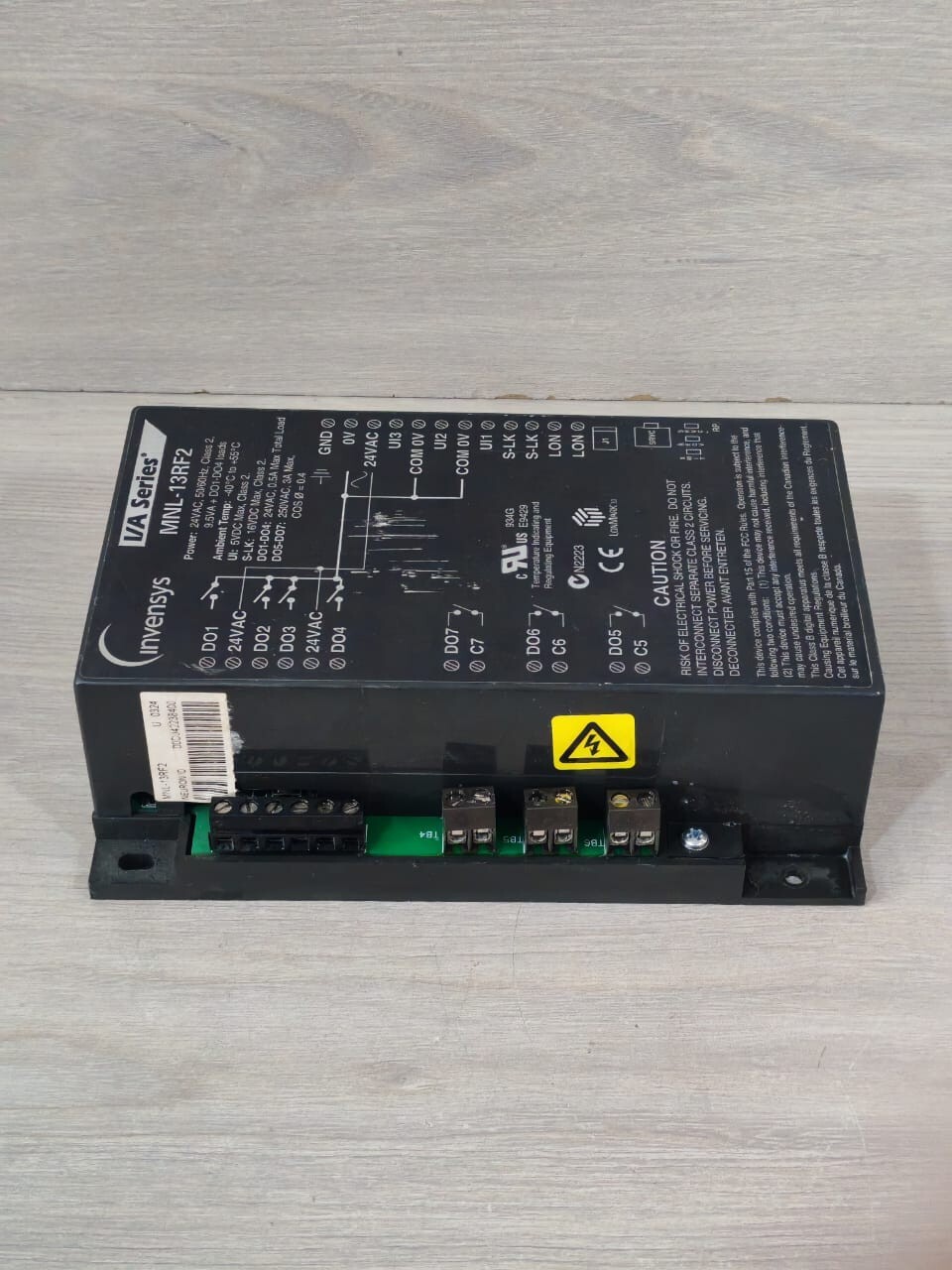 Invensys MNL-13RF2 Invensys MNL-13RF2 I/A Series Controller Module 24VAC Building Management System 7