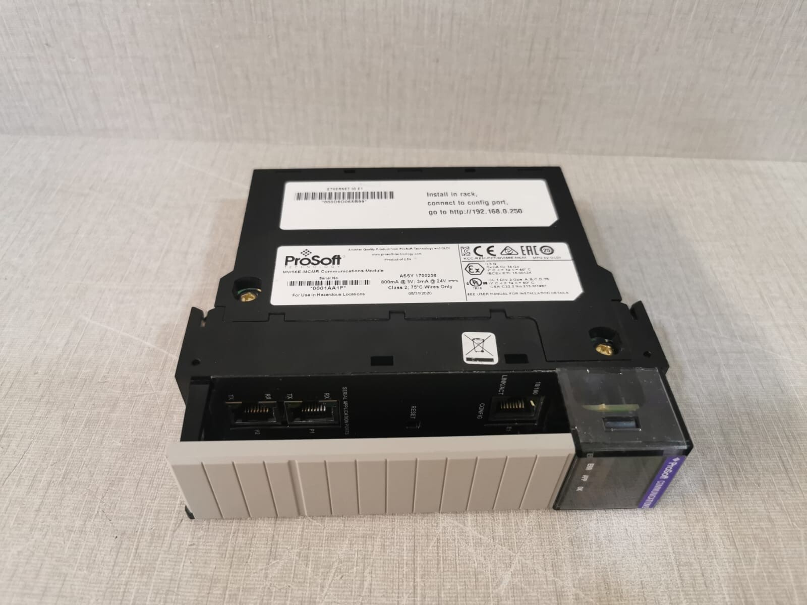 ProSoft MV156E-MCMR ProSoft MV156E-MCMR Communication Module 5