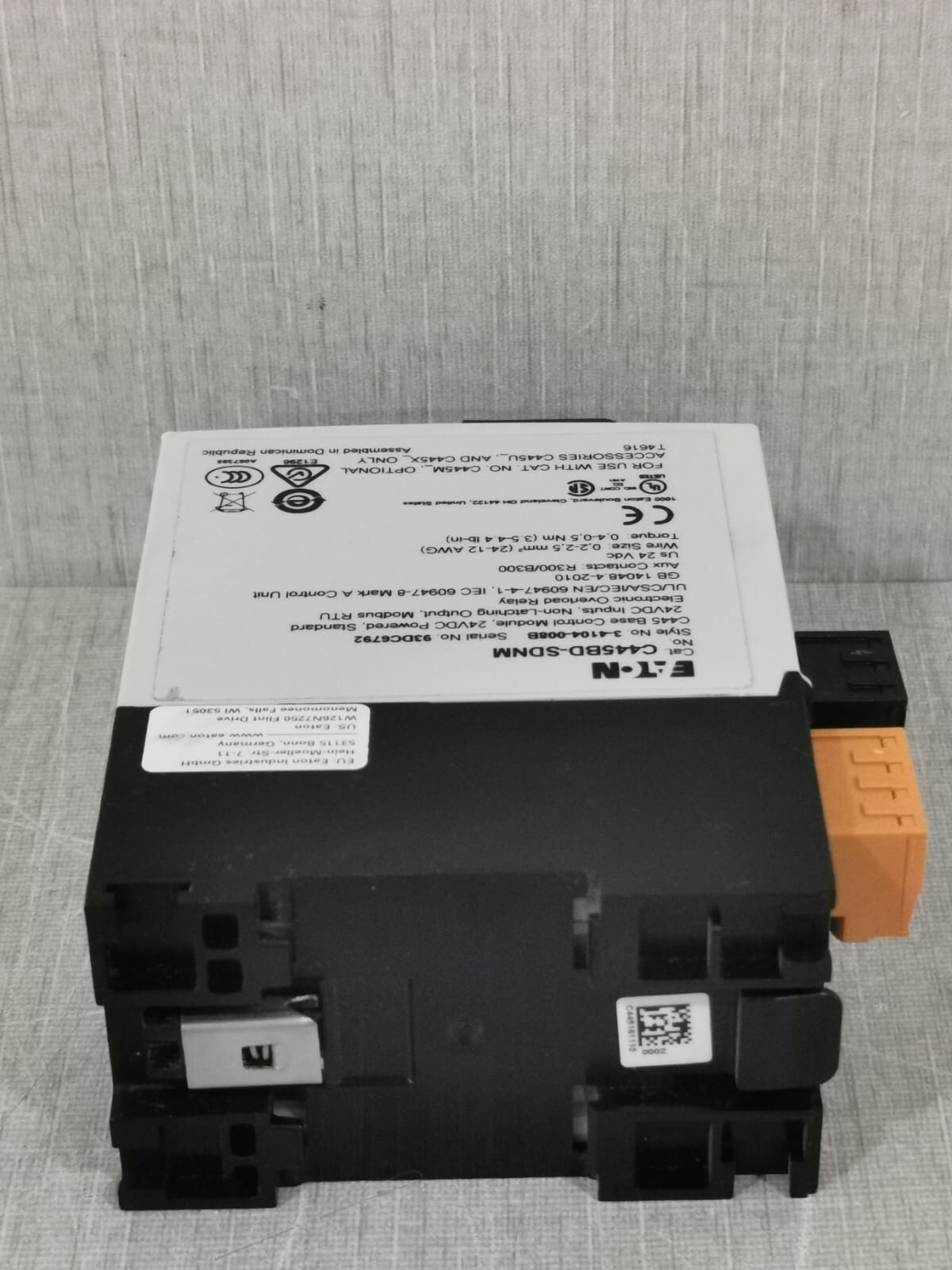 Eaton C445BD-SDNM Eaton C445BD-SDNM C445 Base Control Module 5