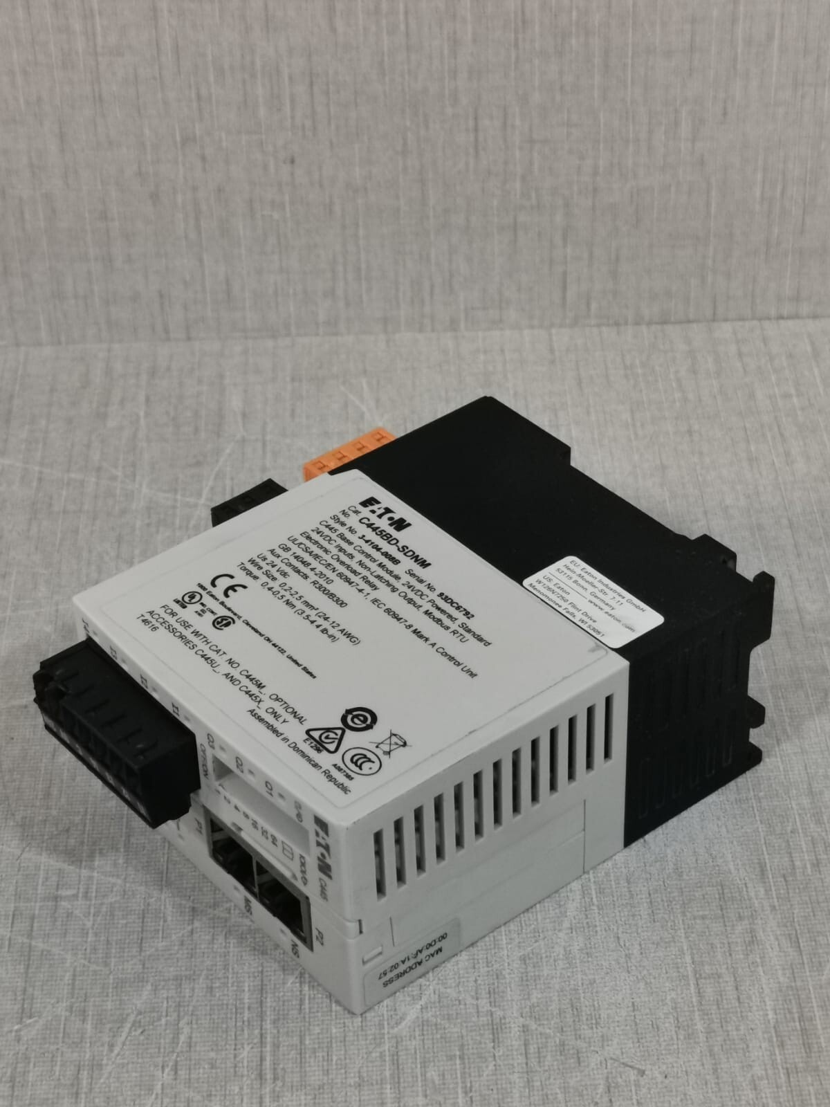 Eaton C445BD-SDNM Eaton C445BD-SDNM C445 Base Control Module 8