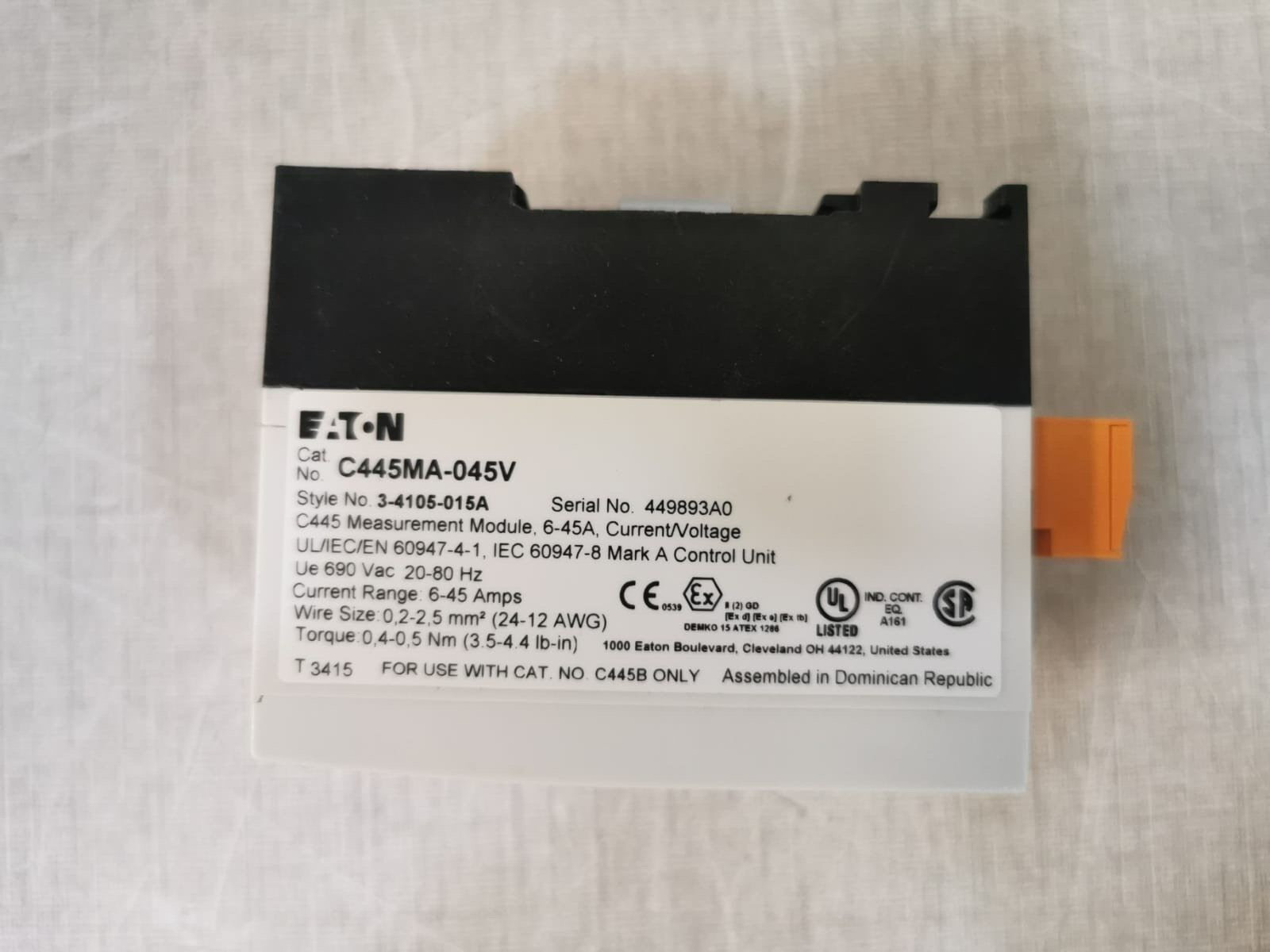 Eaton C445MA-045V Eaton C445MA-045V / C445 Measurement Module 2