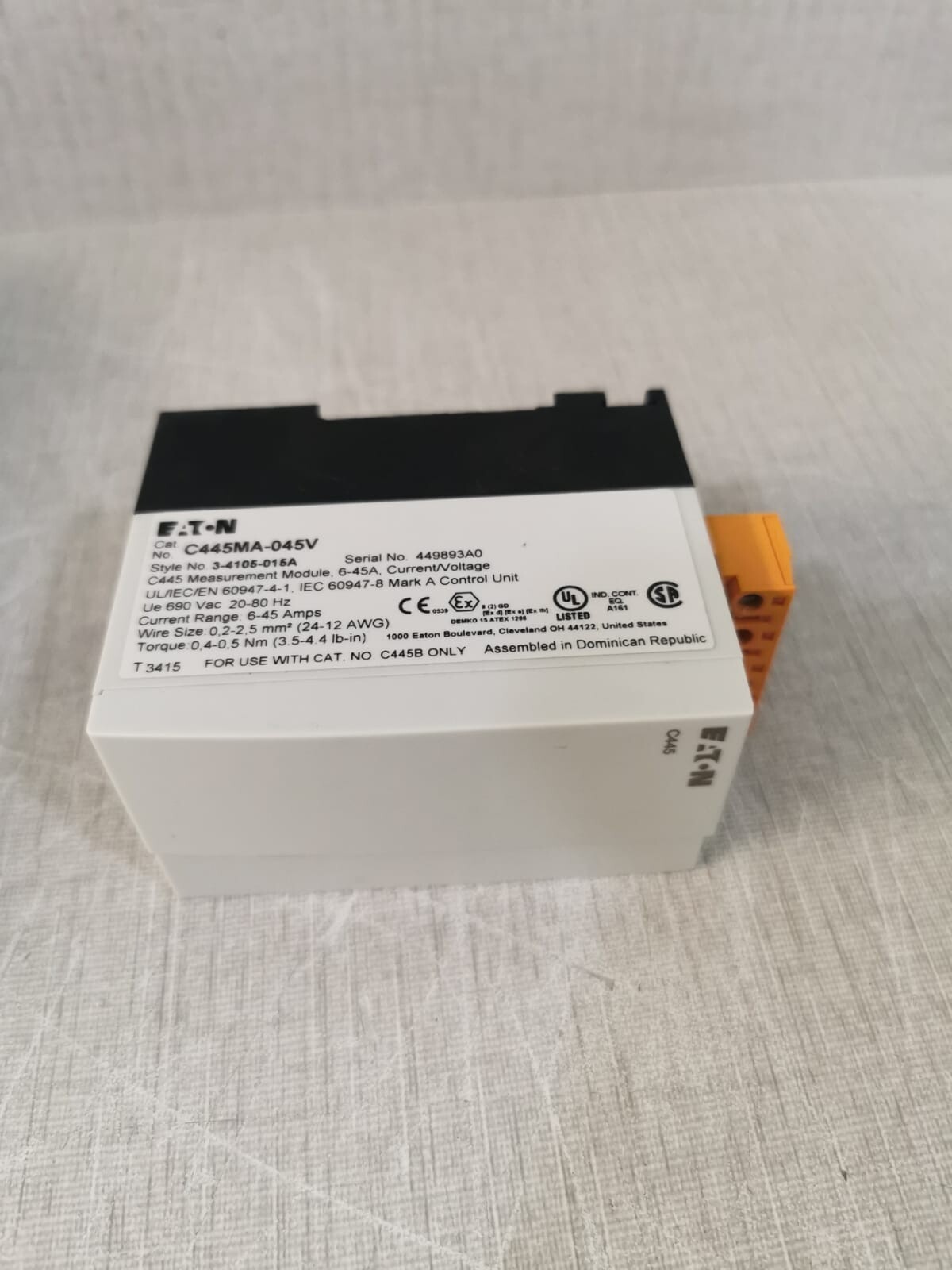 Eaton C445MA-045V Eaton C445MA-045V / C445 Measurement Module 5