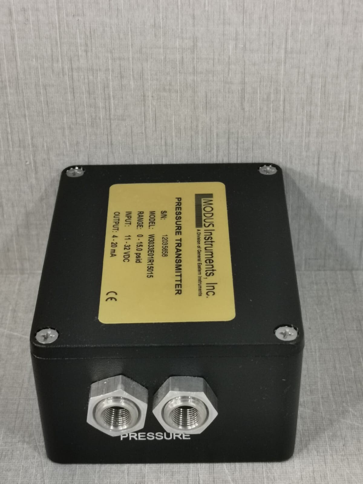 MODUS W3033E01R15015 MODUS W3033E01R15015 PRESSURE TRANSMITTER 3