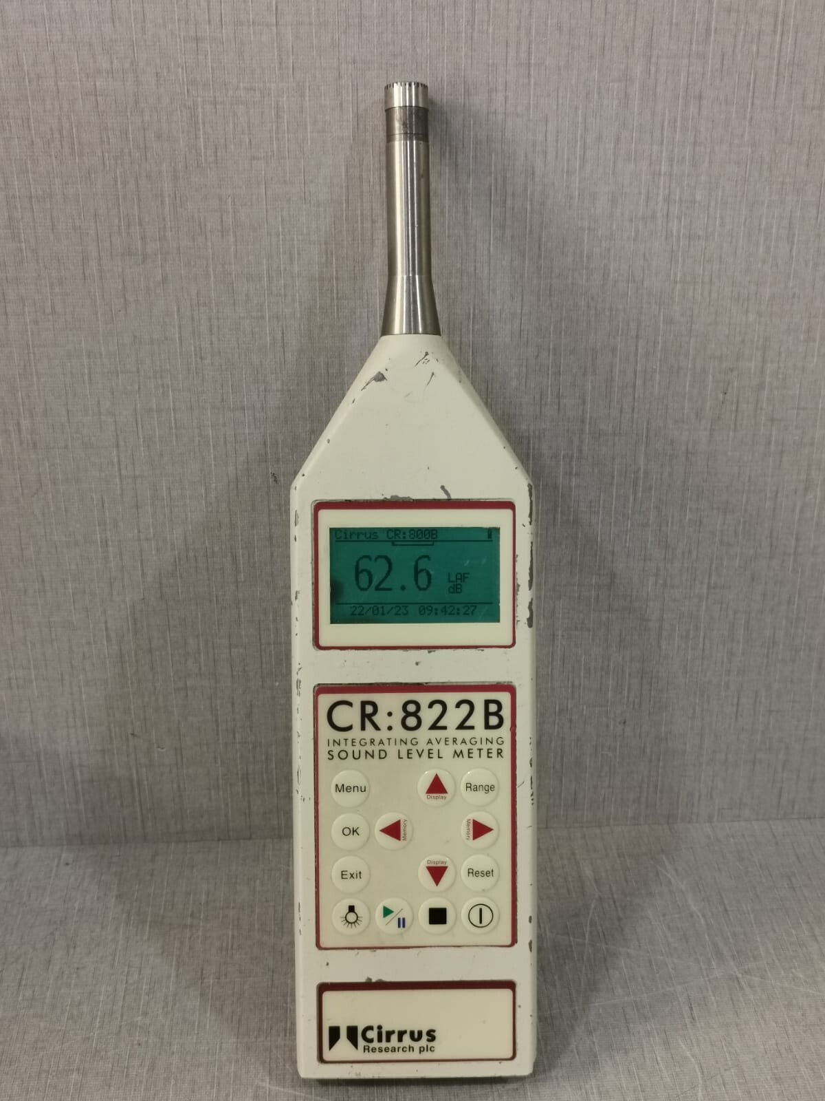 CIRRUS RESEARCH CR:822B SOUND LEVEL MEASUREMENT METER