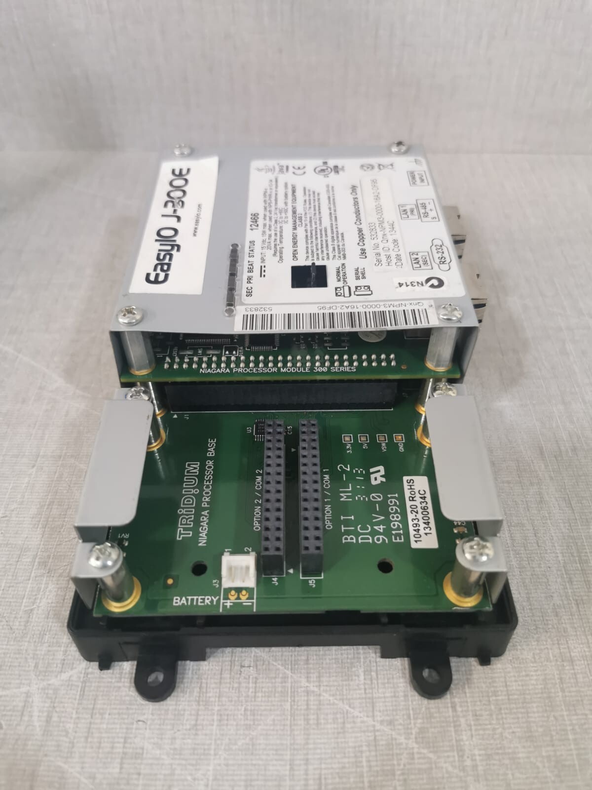 Niagara J-300E Tridium EasyIO J-300E Niagara Processor Module 3
