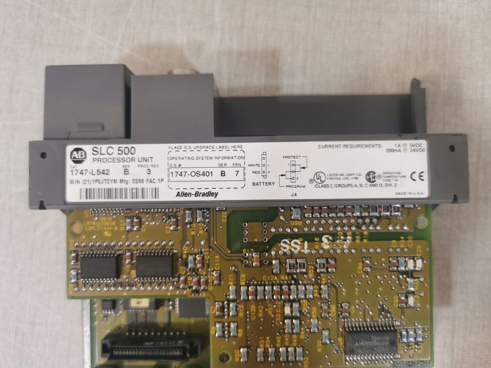 Allen-Bradley 1747-l542 Allen-Bradley 1747-l542 Ser B Proc Rev3 SLC 500 Processor Unit 2