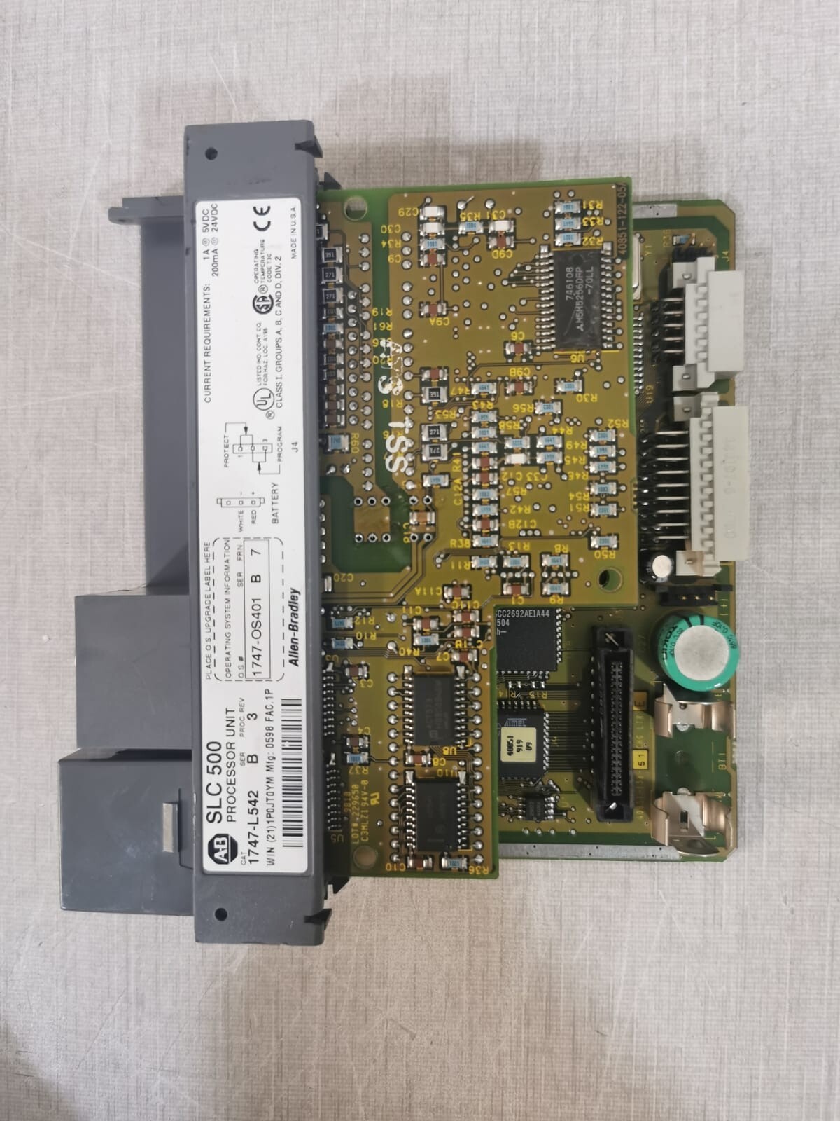 Allen-Bradley 1747-l542 Allen-Bradley 1747-l542 Ser B Proc Rev3 SLC 500 Processor Unit 3