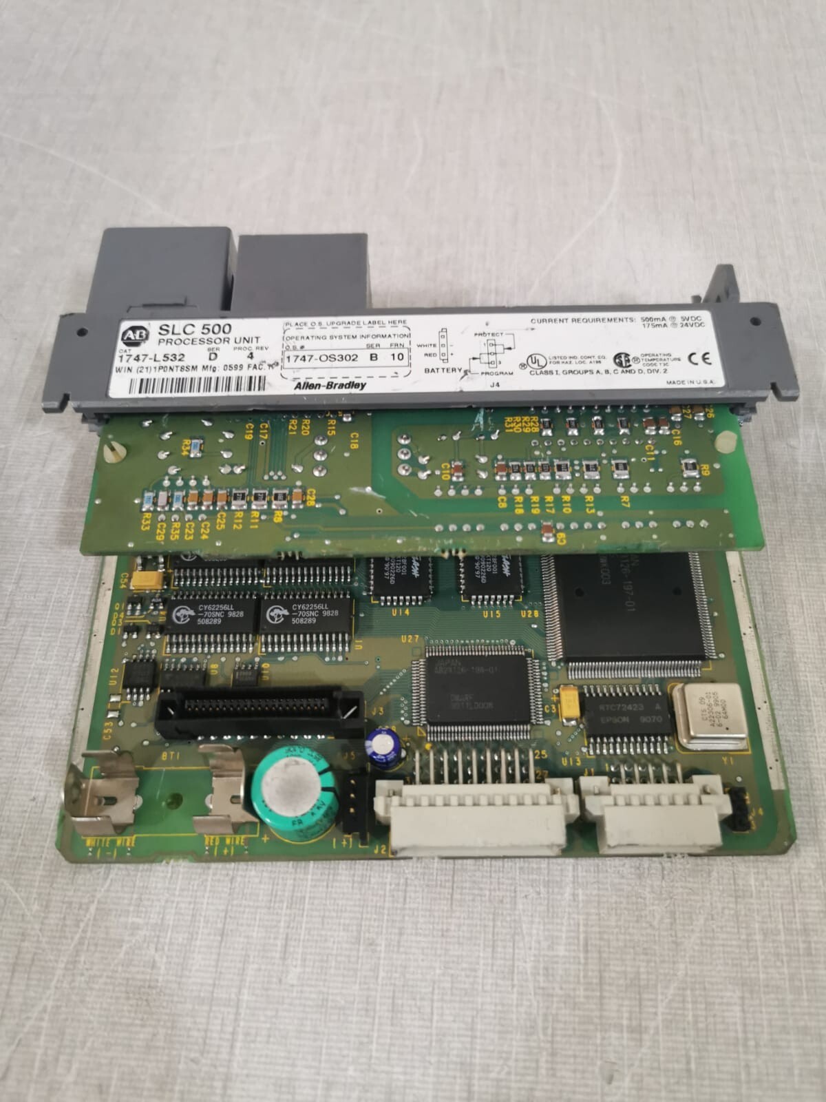 Allen-Bradley 1747-L532 Allen Bradley 1747-L532 Ser D Proc Rev 4 SLC 500 Processor Unit 3
