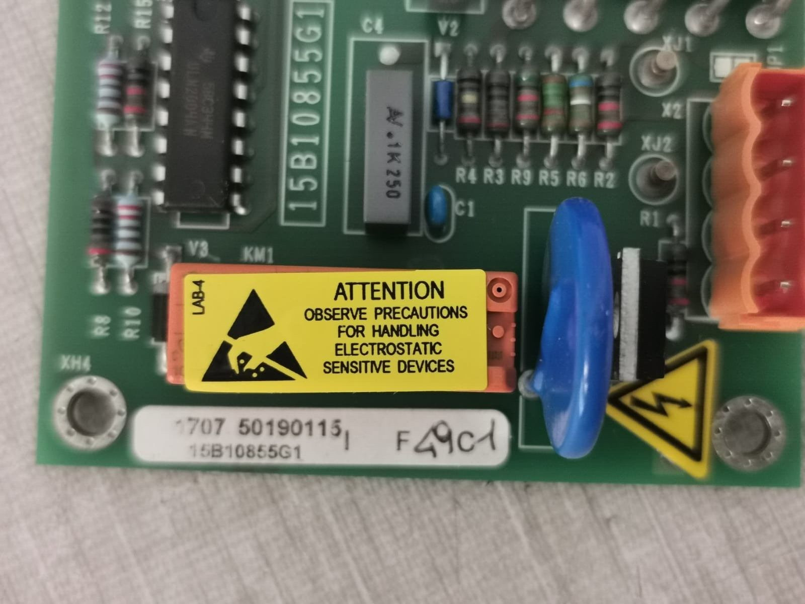 UNKNOWN 15B10855G1 15B10855G1 Rev 4 FAN SPEED CONTROL BOARD 3