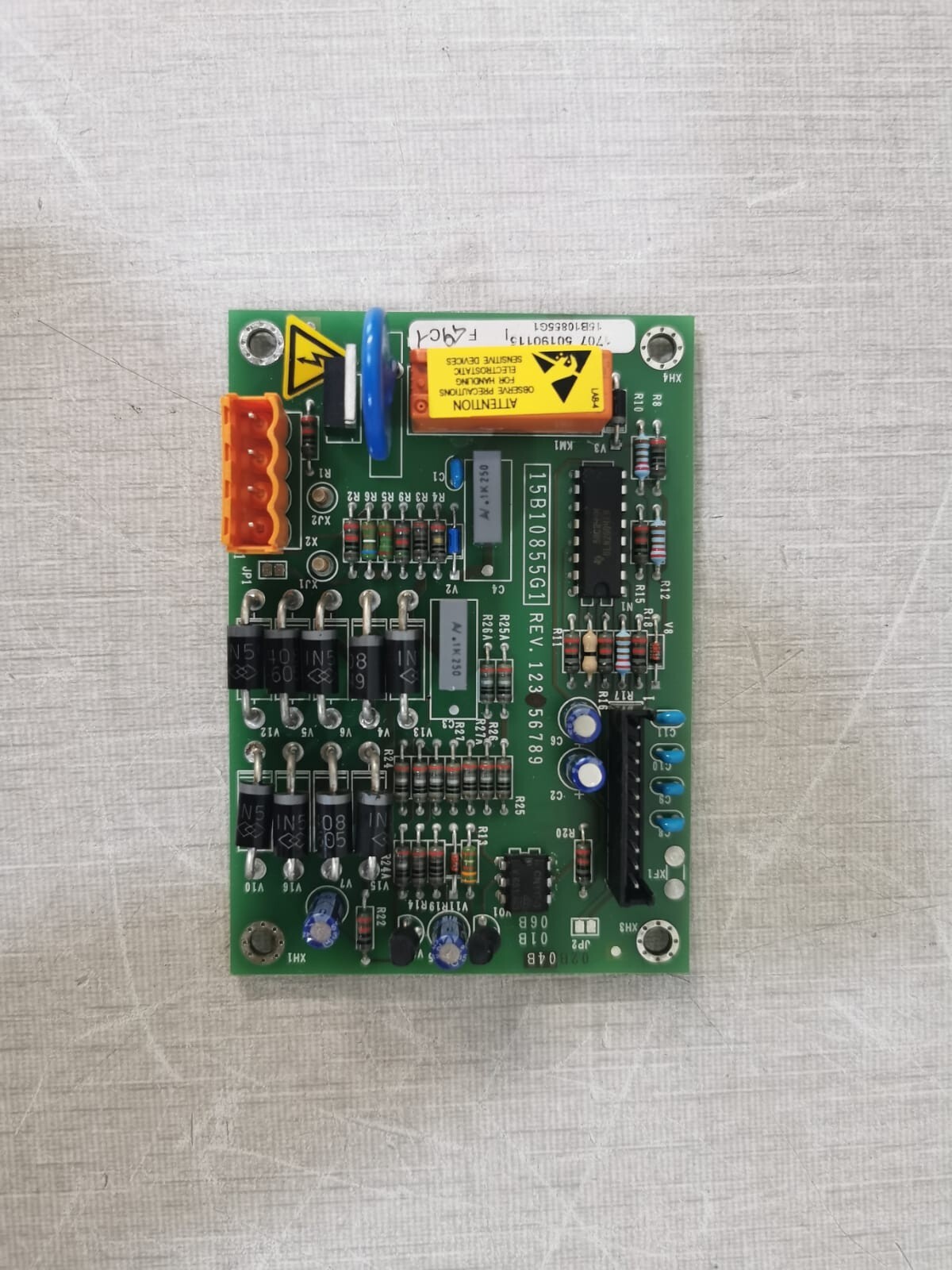 UNKNOWN 15B10855G1 15B10855G1 Rev 4 FAN SPEED CONTROL BOARD 4