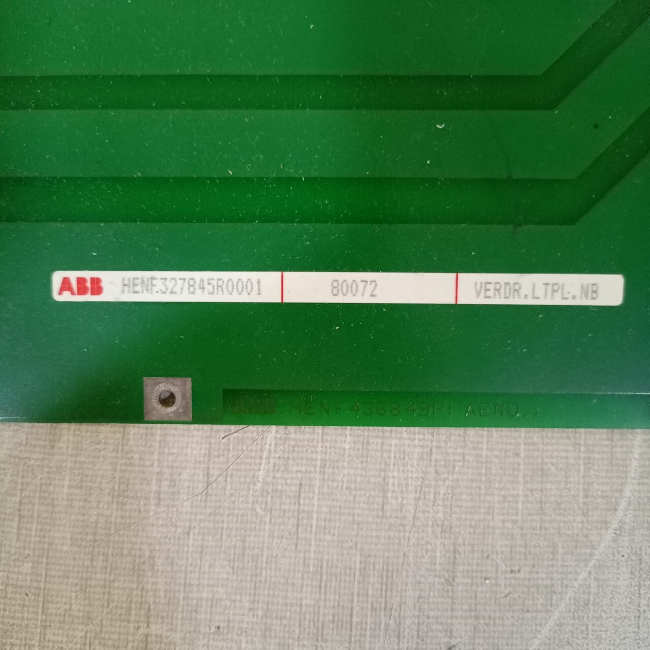ABB HENF327845R0001 ABB HENF327845R0001 / HENF436849PI AEND CIRCUIT BOARD 2