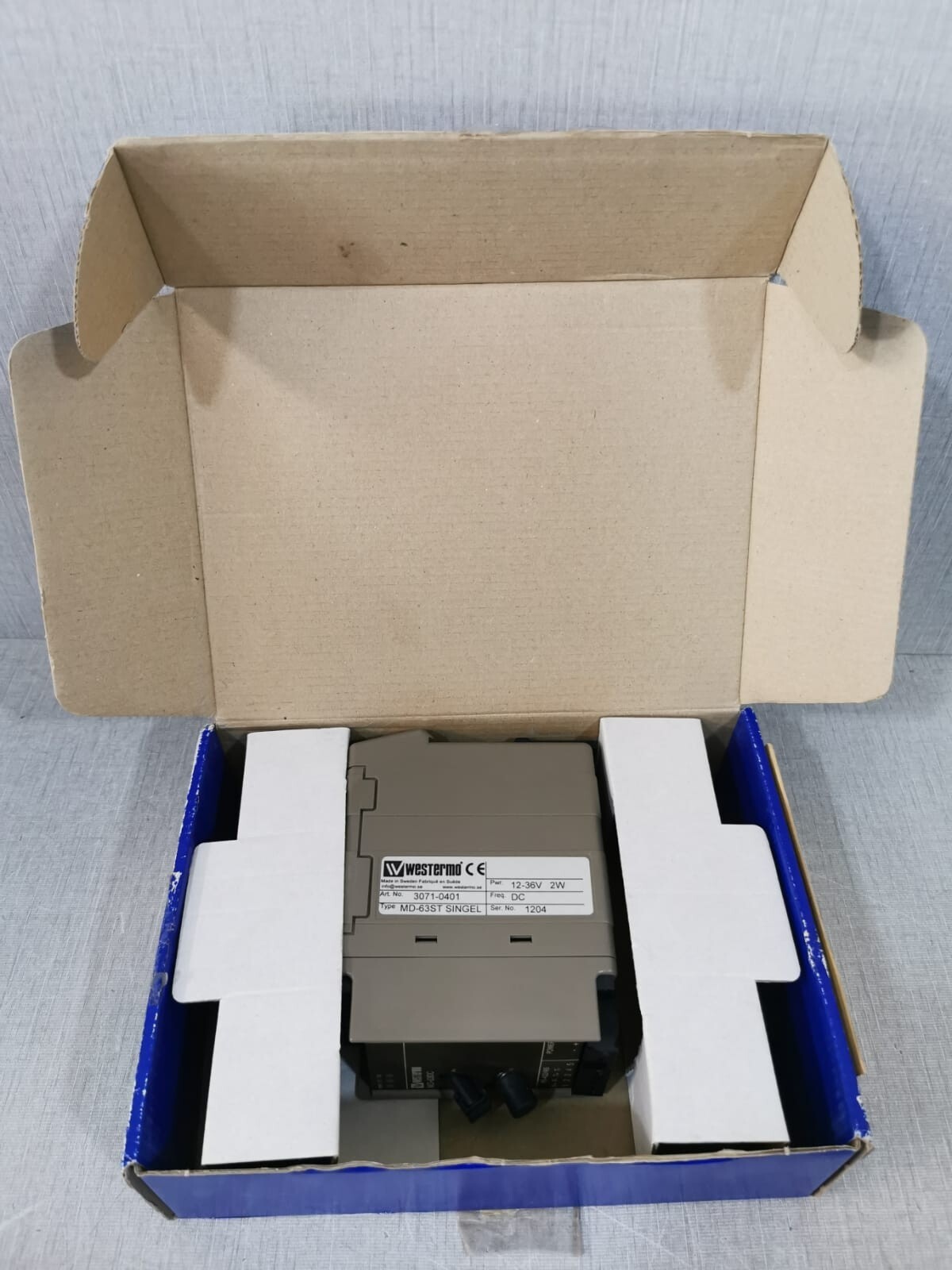 Westermo MD-63DC Westermo MD-63DC / MD-63ST SINGEL 3071-0401 Fibre Optic Modem 2