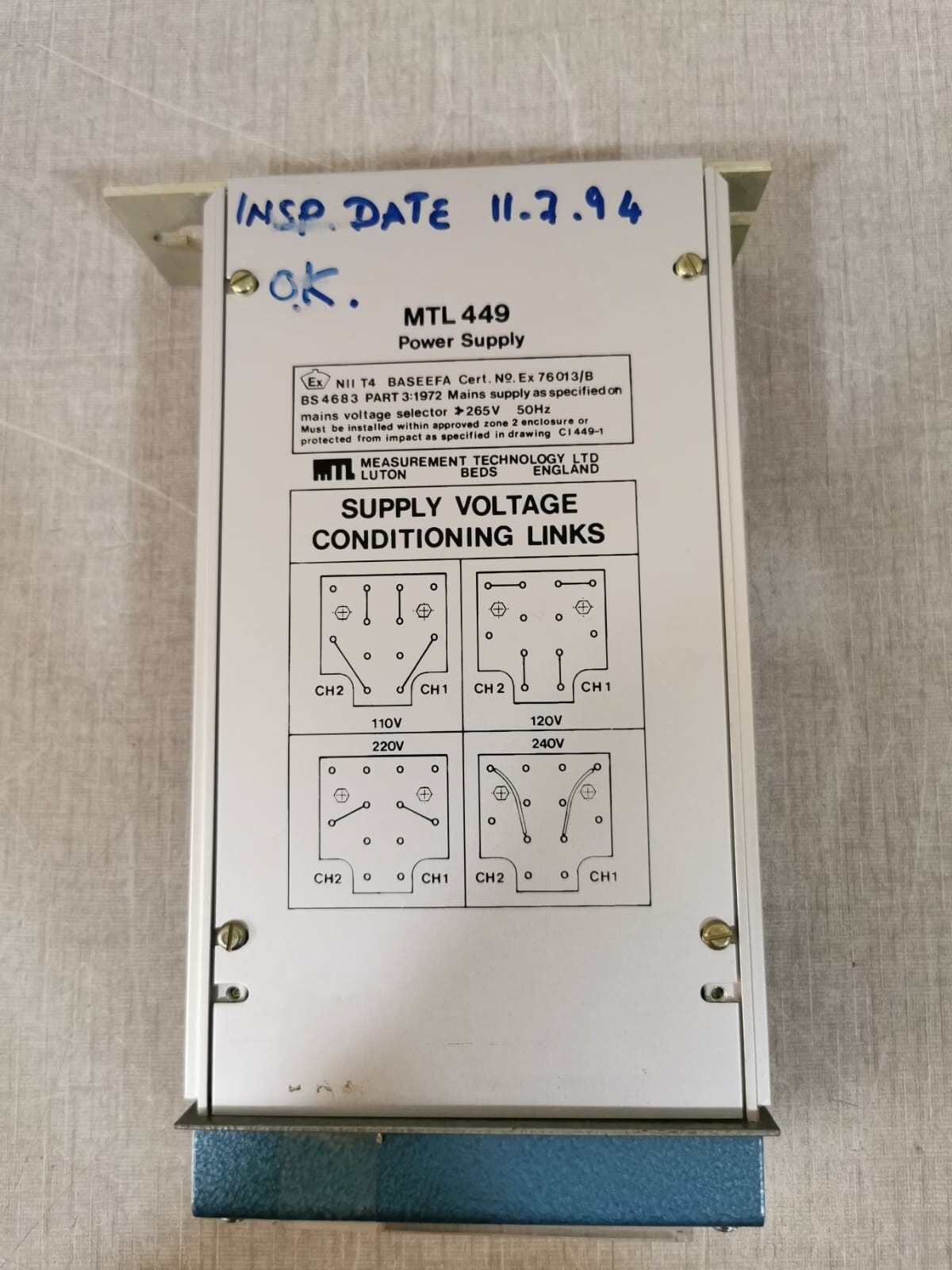 MTL MTL 449 MTL 449 Power Supply by Measurement Technology Ltd 2