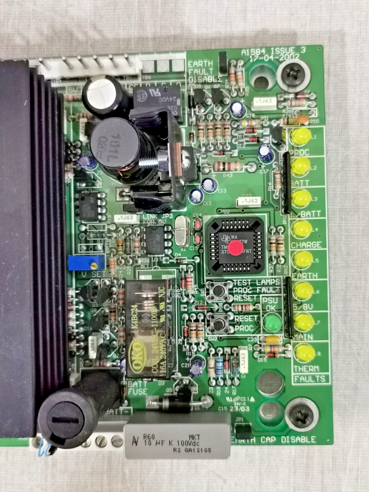 Control Equipment MODEL-SMP5 Model SMP5 Switch Mode Power Supply PCB Board by Control Equipment Ltd 3