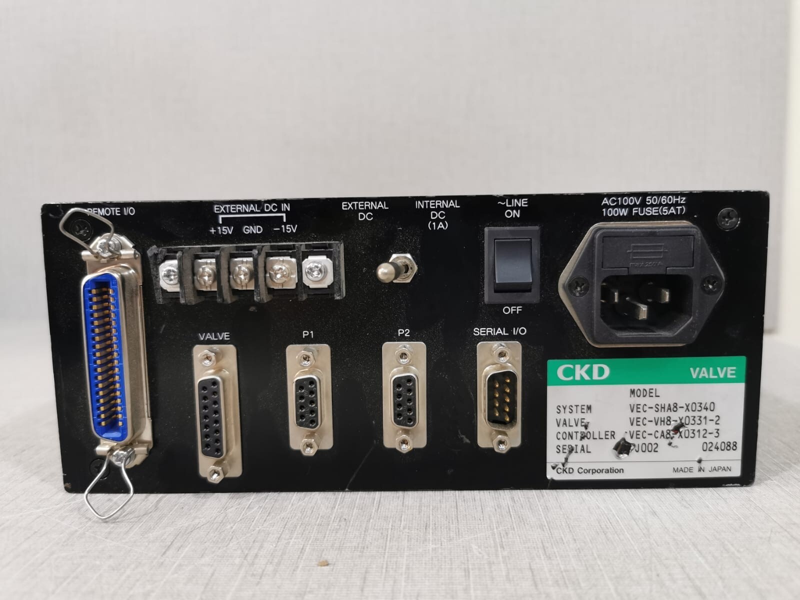 CKD X0312-3 CKD VEC-CA8-QUICK1 / VEC-CA8-X0312-3 APC VALVE CONTROLLER without Key 4