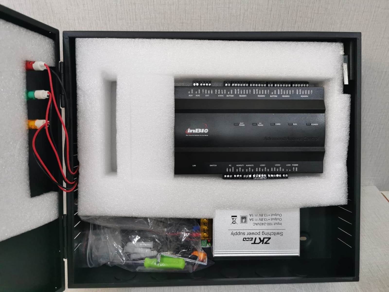 Zkteco INBIO-260 ZKTeco INBIO 260 ACCESS CONTROL PANEL 100-240VAC 3