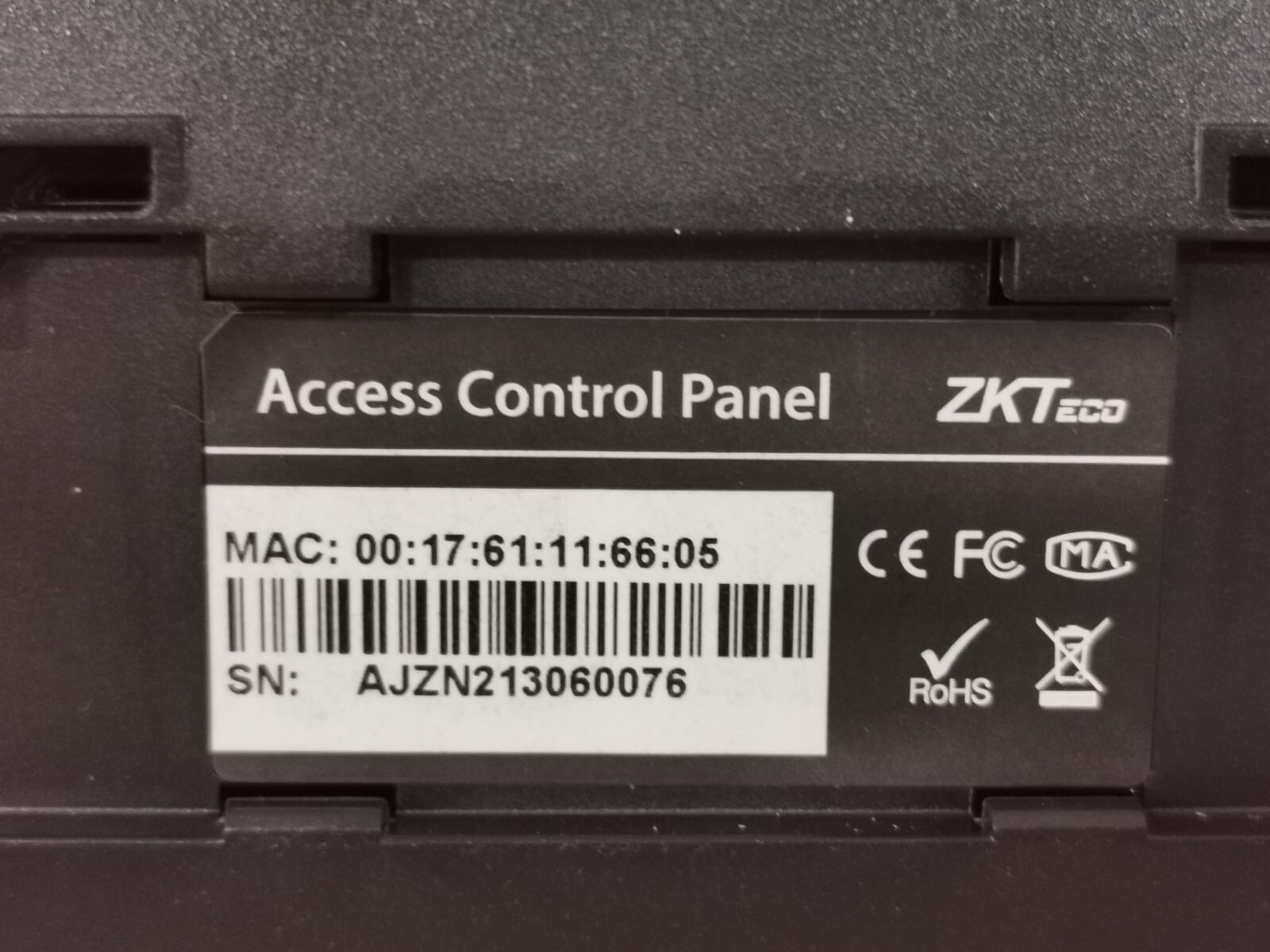 Zkteco INBIO-260 ZKTeco INBIO 260 ACCESS CONTROL PANEL 100-240VAC 7