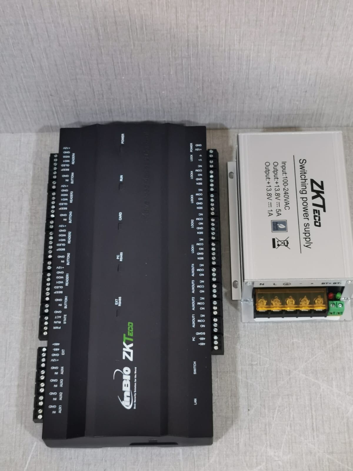 Zkteco INBIO-460 ZKTeco INBIO 460 ACCESS CONTROL DC 12V 3A 4