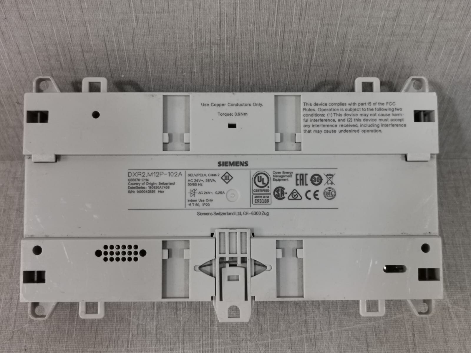 Siemens DXR2.M12P-102A Siemens DXR2.M12P-102A Compact Room Automation Station 9