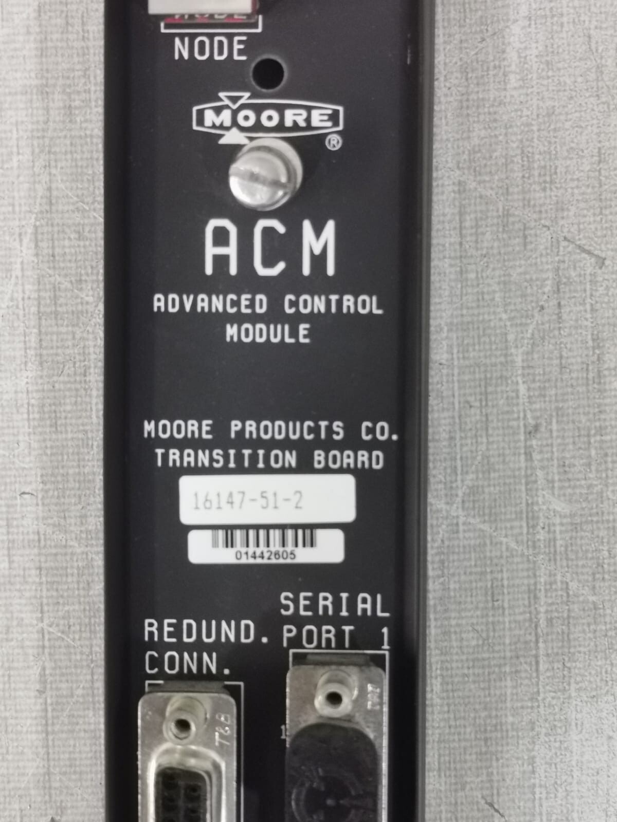 MOORE 16147-51-2 ACM MOORE 16147-51-2 ACM Transition Board Control Module 4