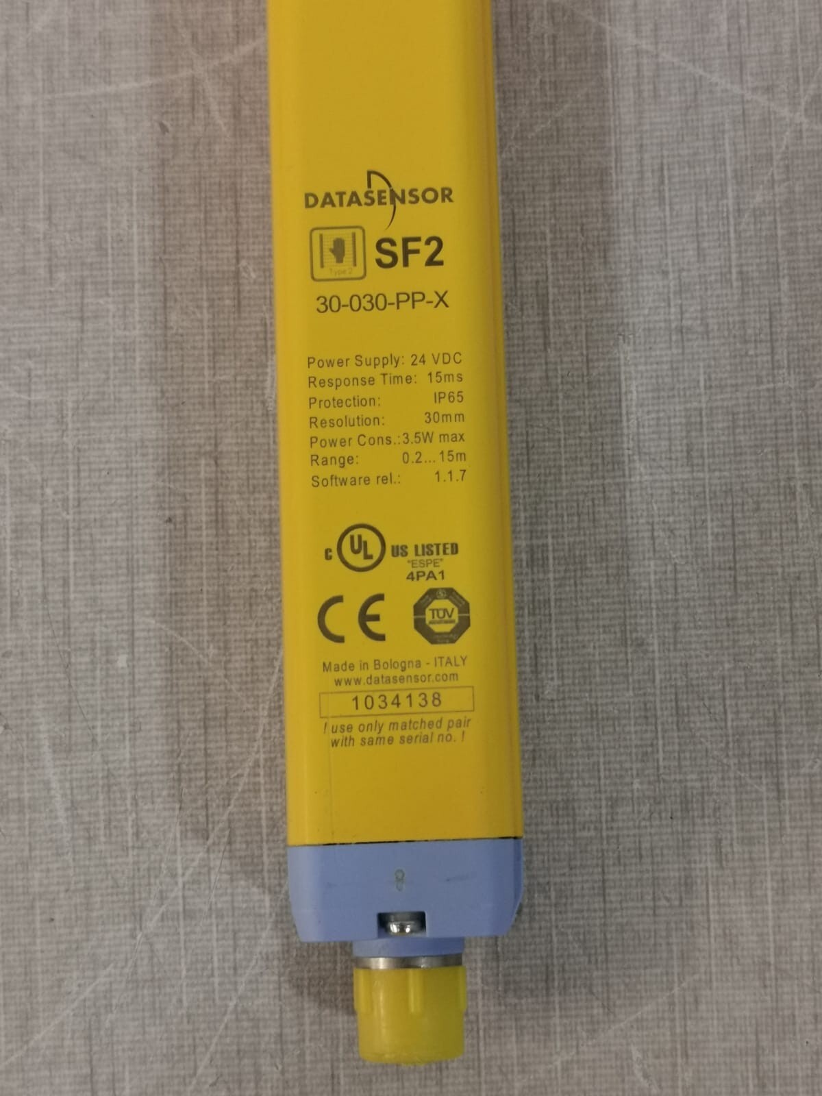 Safe Easy™ SF2 30-030-PP-X Safe Easy DATA SENSOR SF2 30-030-PP-X RECIEVER 24VDC 3