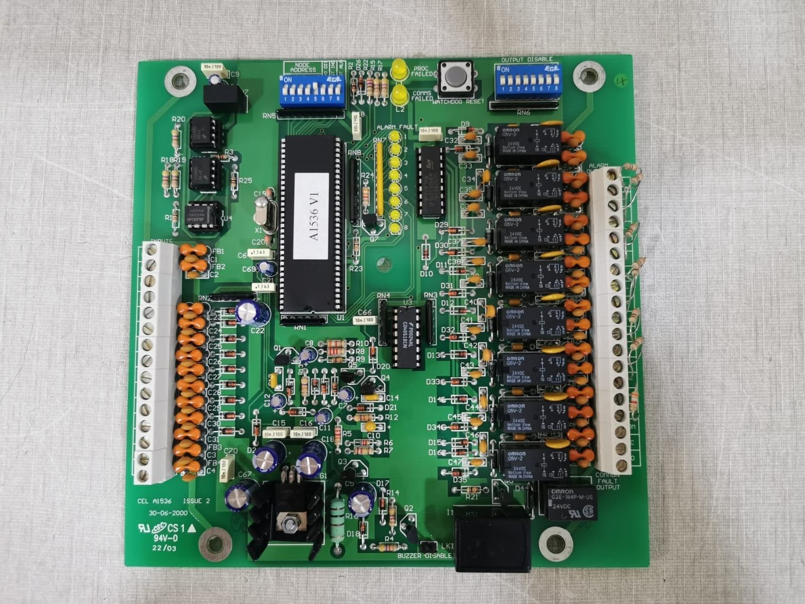 A1536 8 Way Conventional Alarm Circuit Board