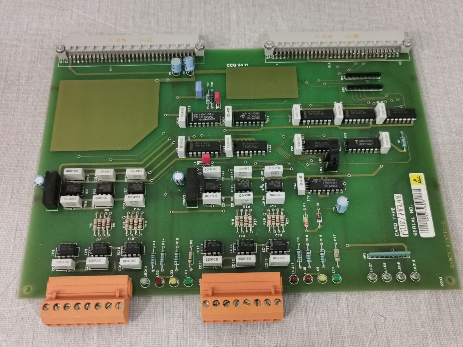 PCB 47371C-2 Serck 47371C-2 Card Type PR18/78248 Ser NO. 0071552 PCB Card Board 3