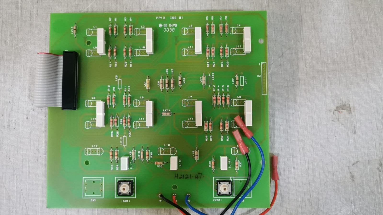 Unbranded FP12/8Z FP12/8Z PCB 8 Zone Display for K801 ECP PCB Board 3