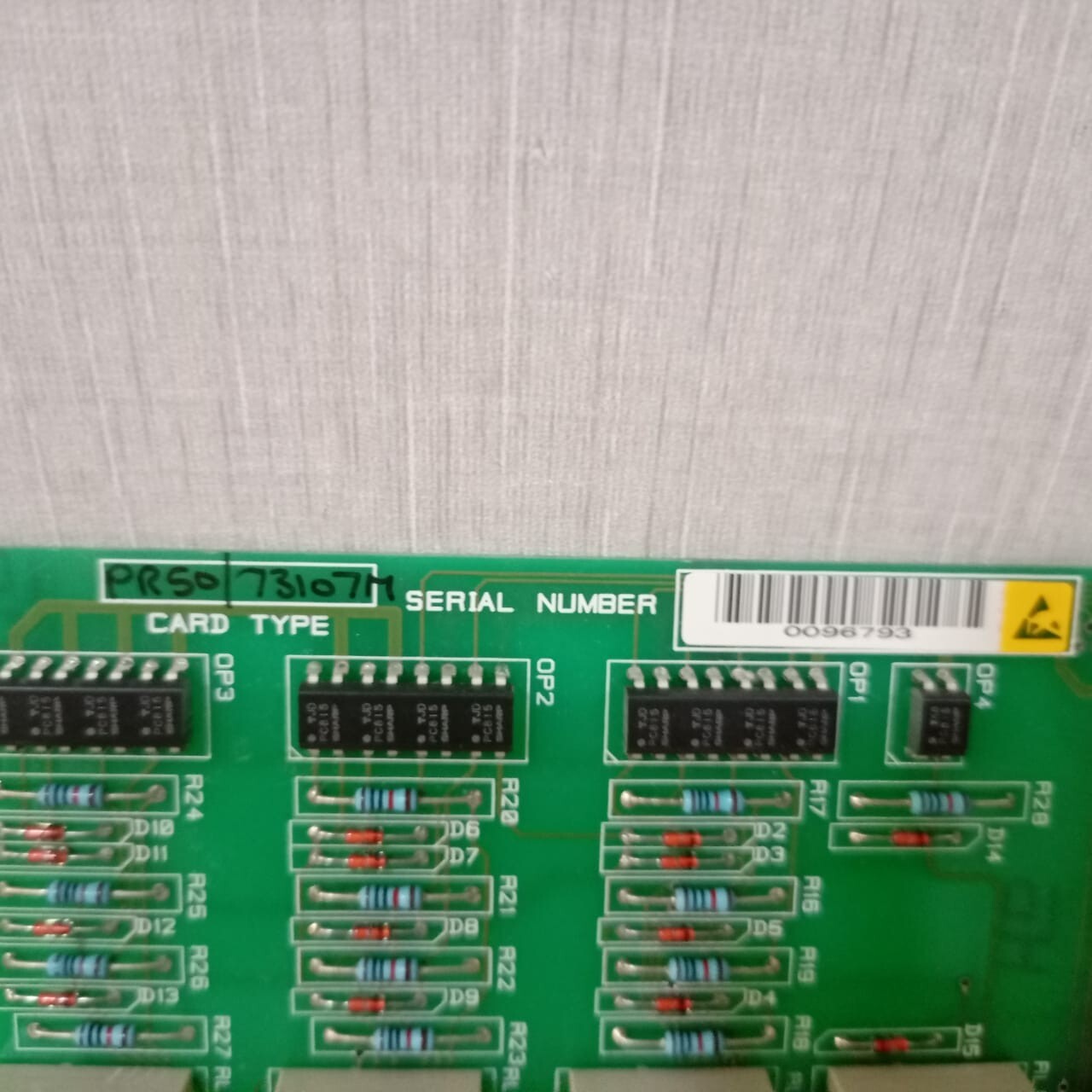 SERCK 46779C-4 SERCK 46779C-4 CARD TYPE PR50 73107M CIRCUIT BOARD 3