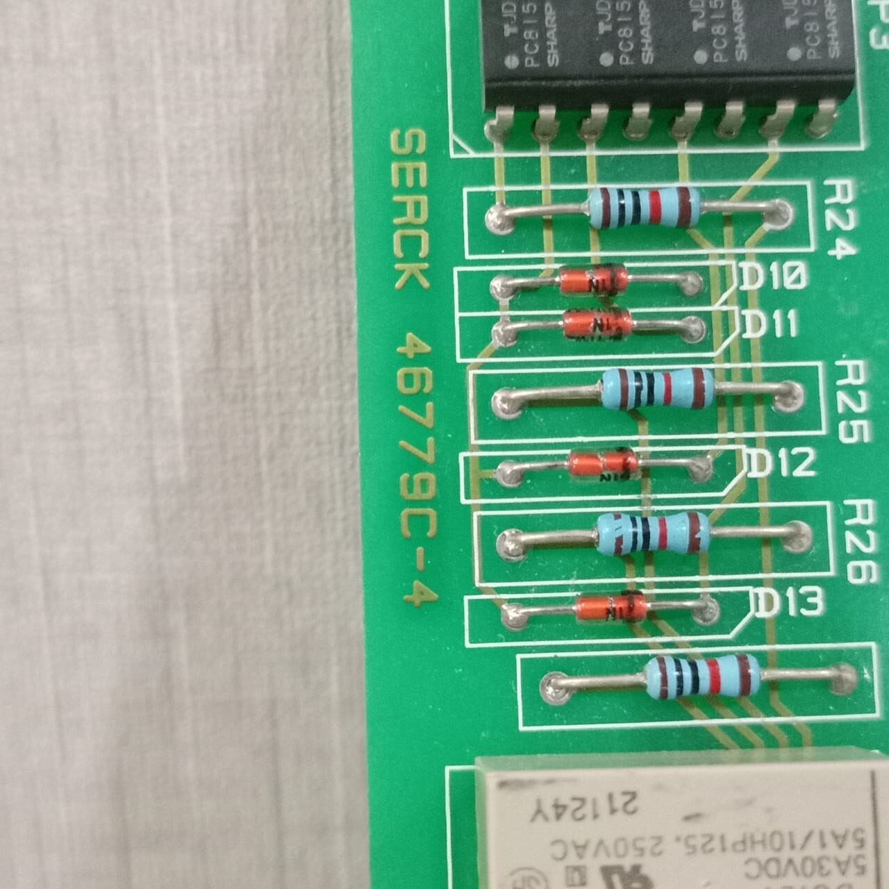 SERCK 46779C-4 SERCK 46779C-4 CARD TYPE PR50 73107M CIRCUIT BOARD 5