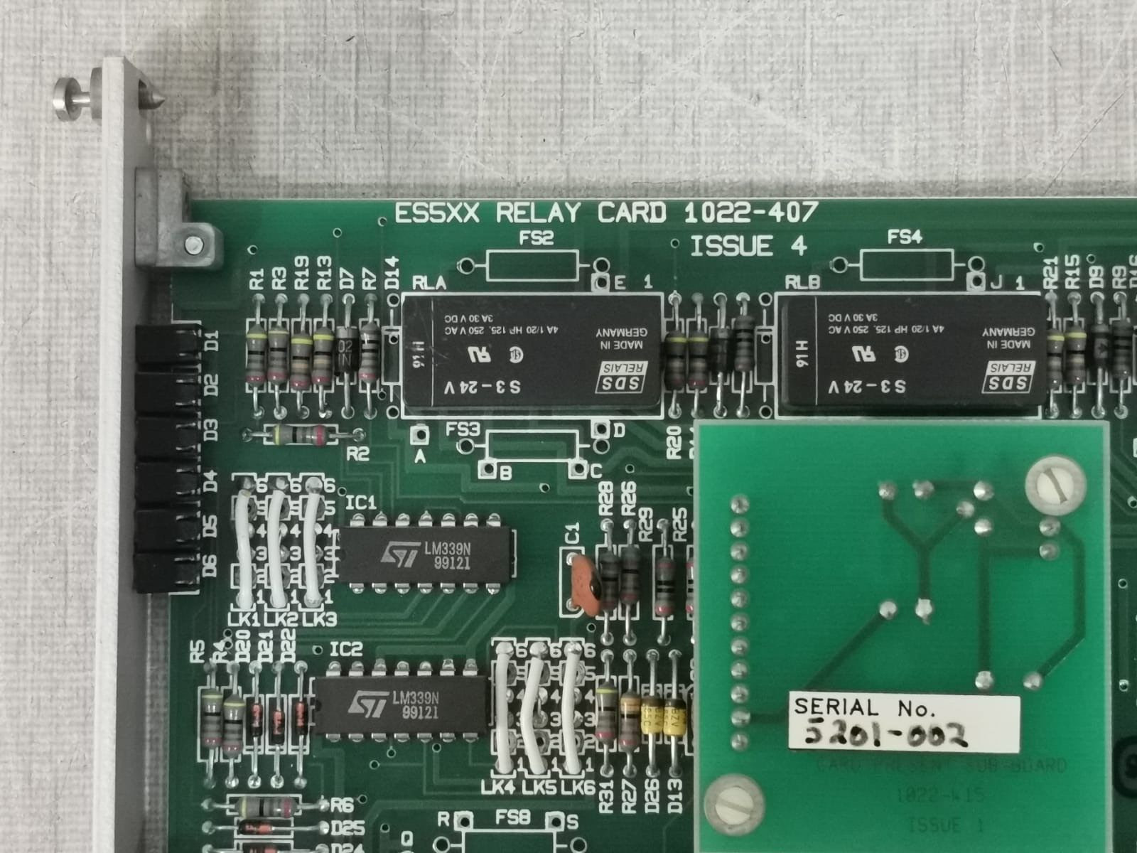 Protech ES516.0 Protech ES516.0 rotork-instruments / Protech ES5XX 1022-407 Relay PCB Card 3