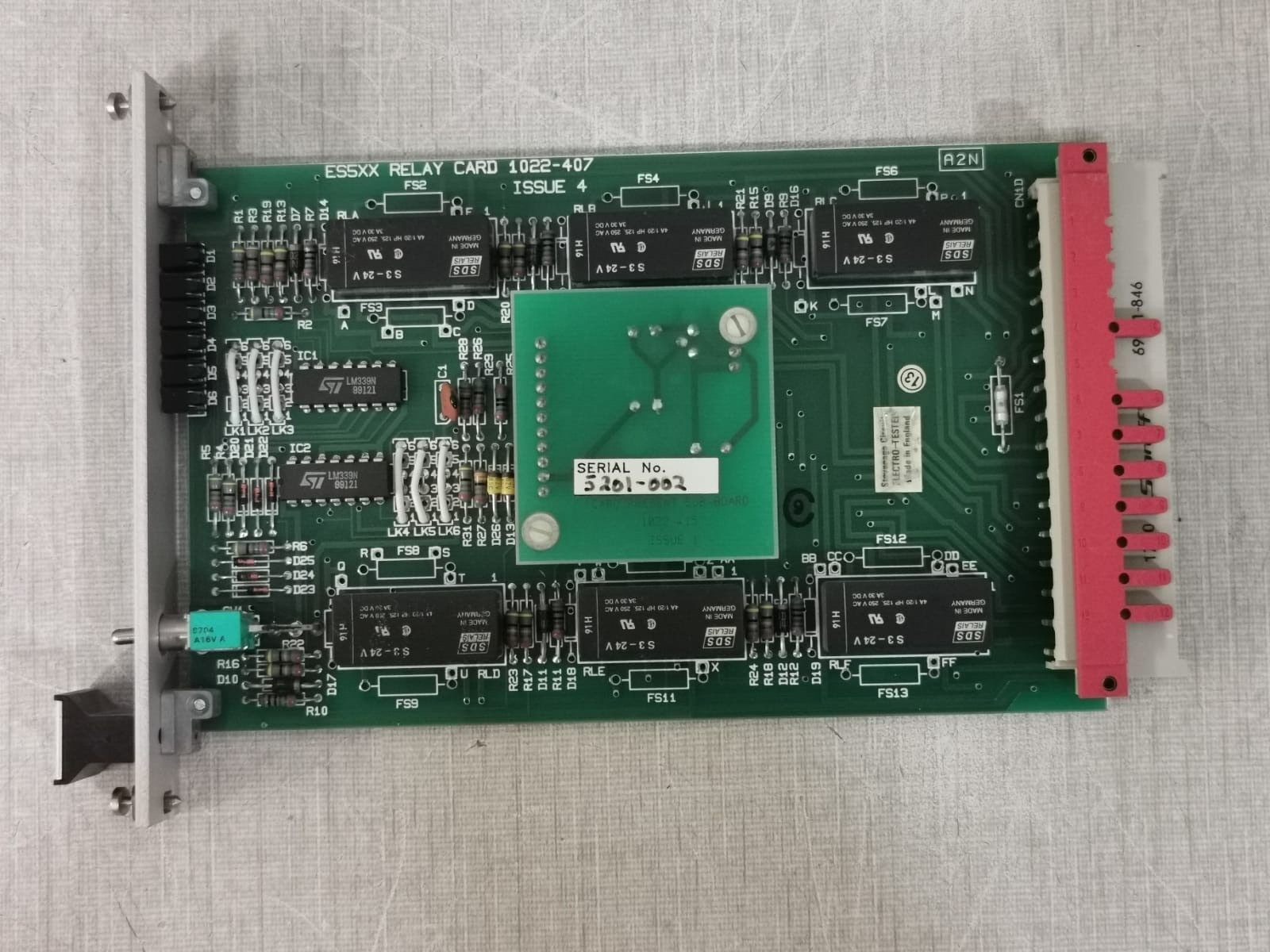Protech ES516.0 Protech ES516.0 rotork-instruments / Protech ES5XX 1022-407 Relay PCB Card 4
