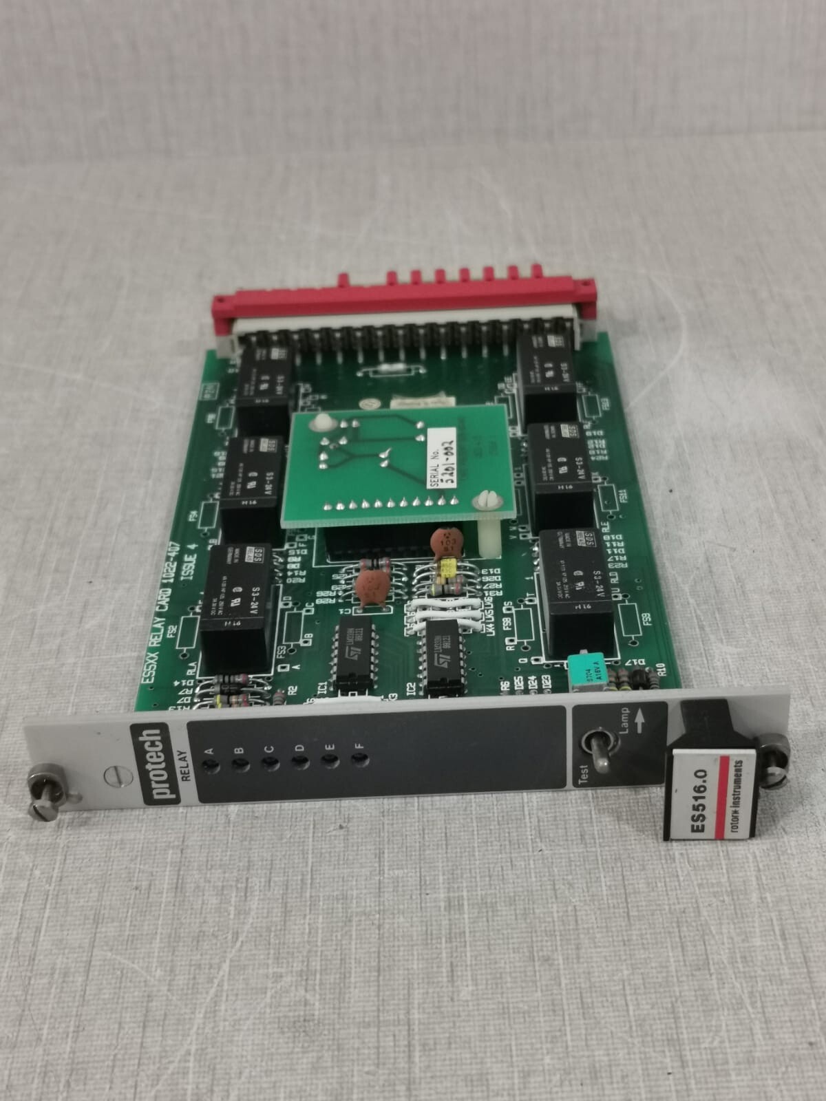Protech ES516.0 Protech ES516.0 rotork-instruments / Protech ES5XX 1022-407 Relay PCB Card 5