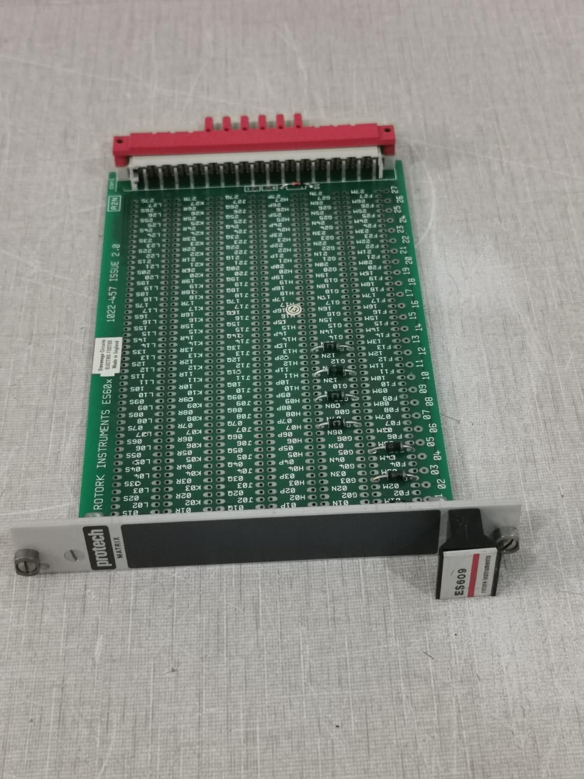 Protech ES609 Protech ES609 rotork-instruments / Protech ES60x 1022-457 PCB Matrix Card 5