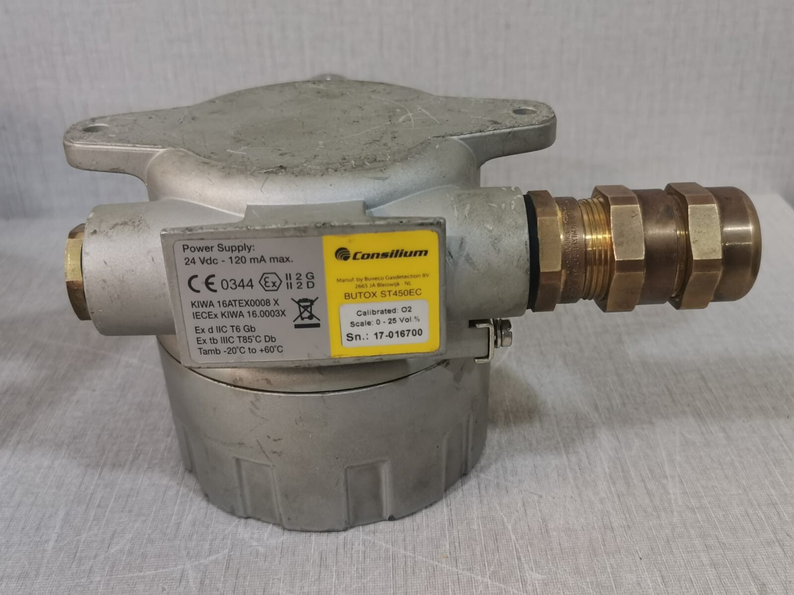 Consillium ST450EC Consilium ST450EC Gas Detector Range 0 to 25Vol.% 3