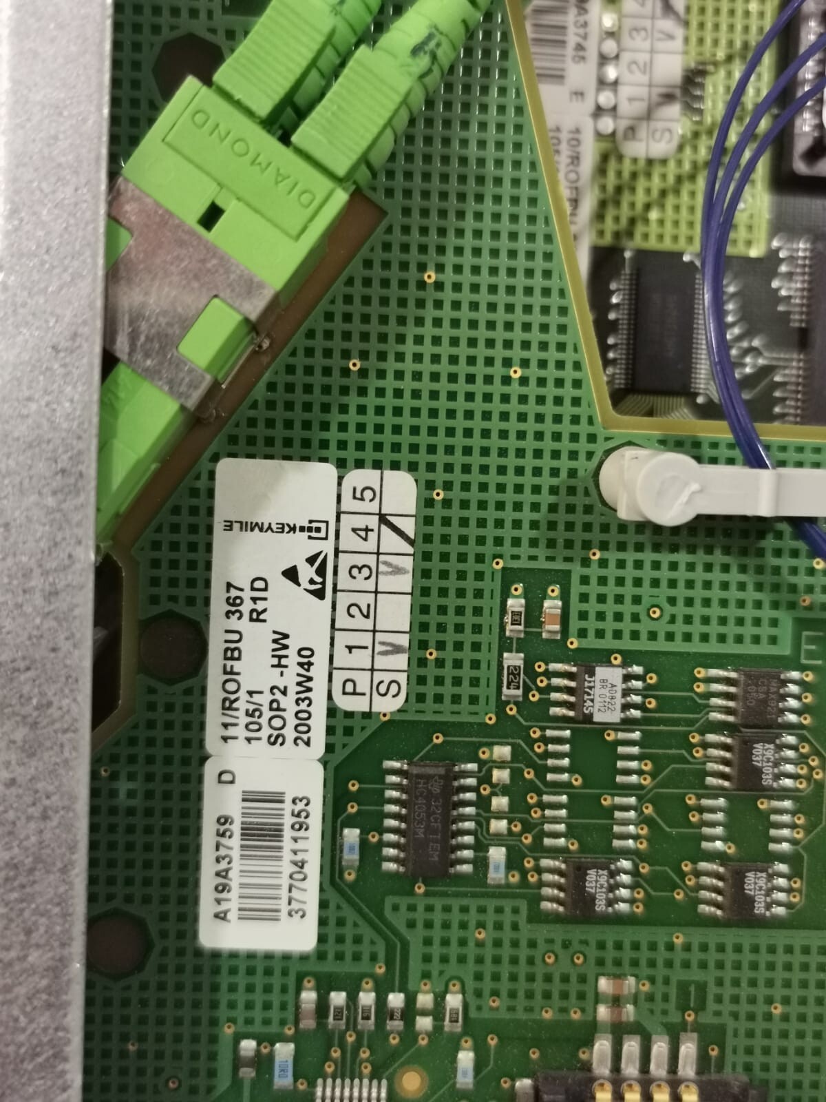 ABB 367 105/1 ABB ROFBU 367 105/1 R1C 2003W48 5