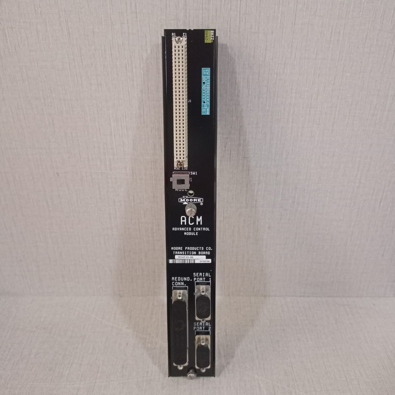 Siemens 16147-51-02 SIEMENS MOORE 16147-51-02 CCM / ACM Transition Board 33816147510 G31-1 6