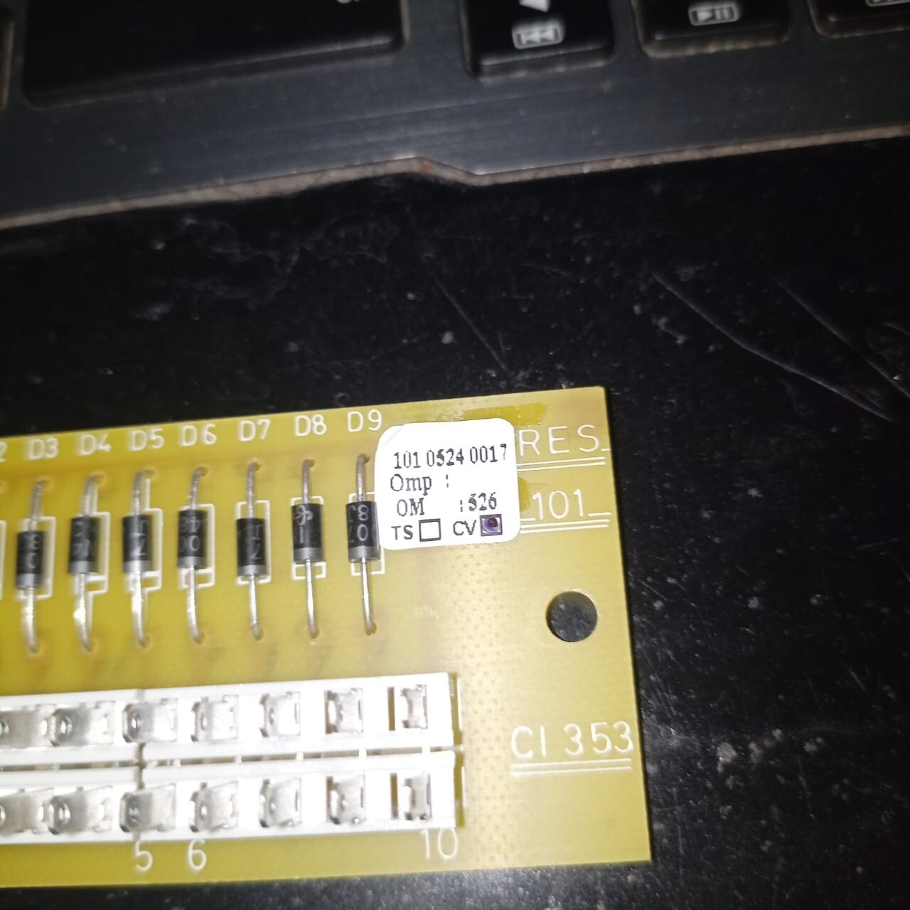 UNKNOWN CI-353 COREDEL CI 353 / 101 0524 0017 CV CIRCUIT BOARD 3
