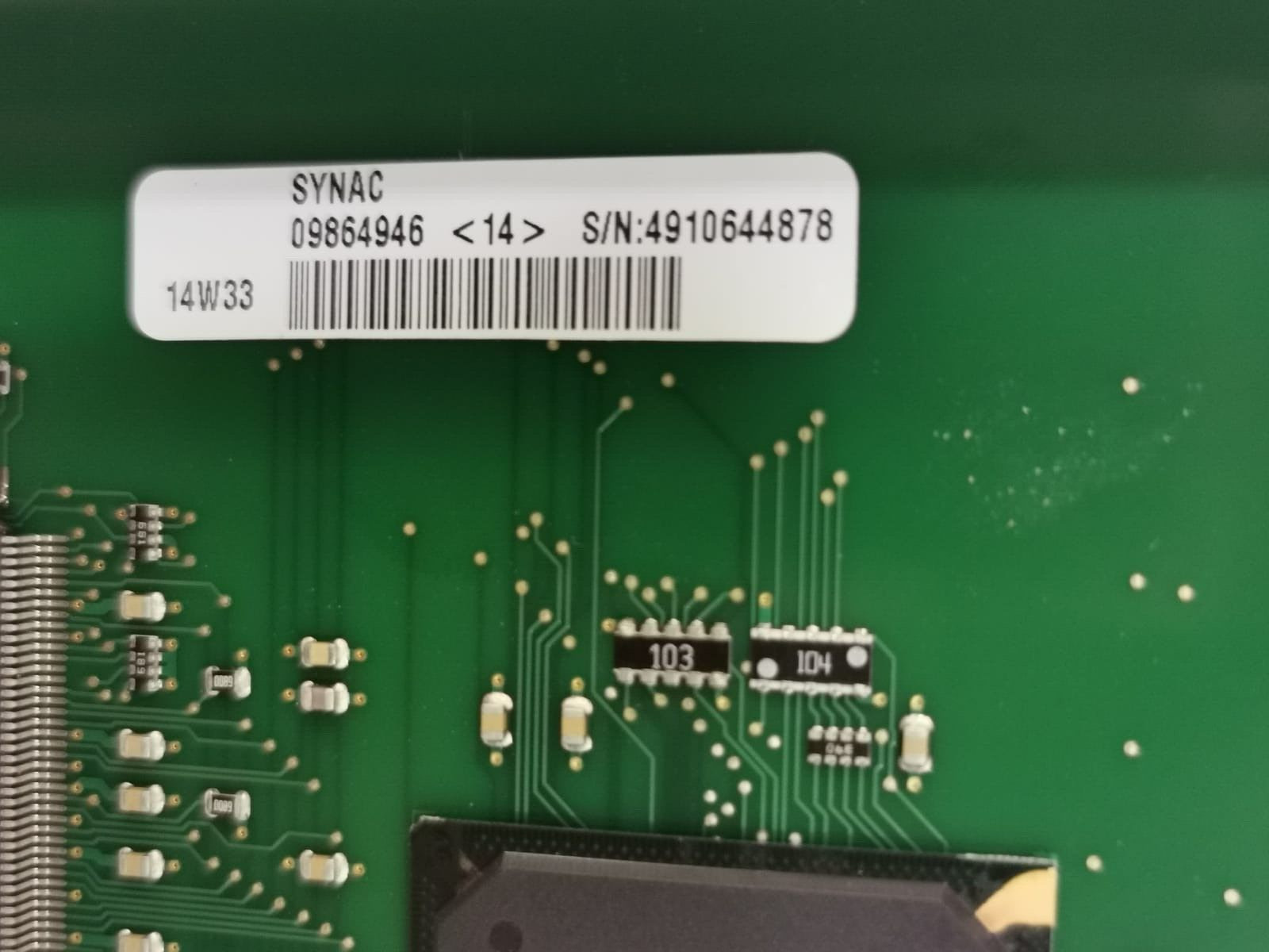ABB ROFBU 367 113/1 ABB ROFBU 367 113/1 R1B 2014W37 SYNAC 100989 Mother Board 5