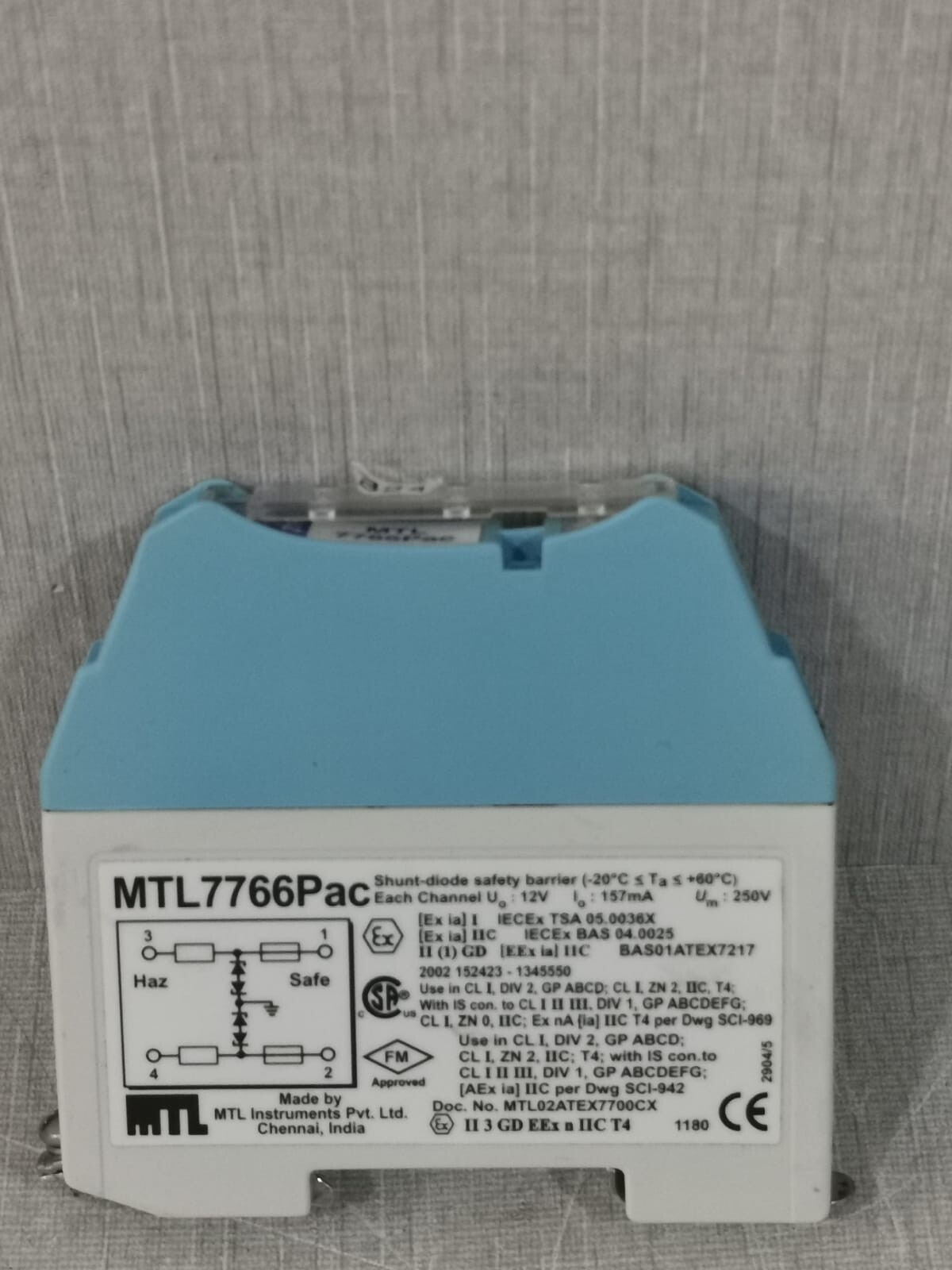 MTL MTL7766PAC MTL7766PAC SHUNT-DIODE SAFETY BARRIER 2